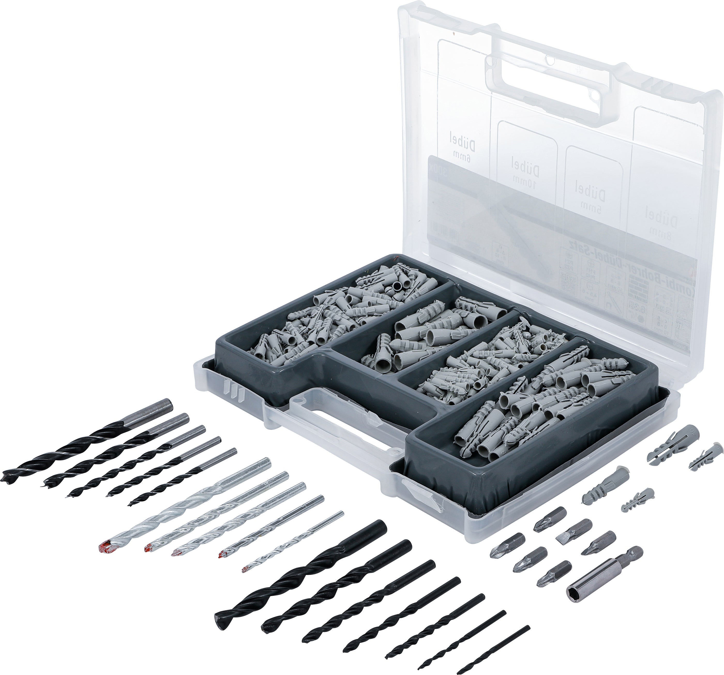 Kombi-borrpluggsats | 300 delar