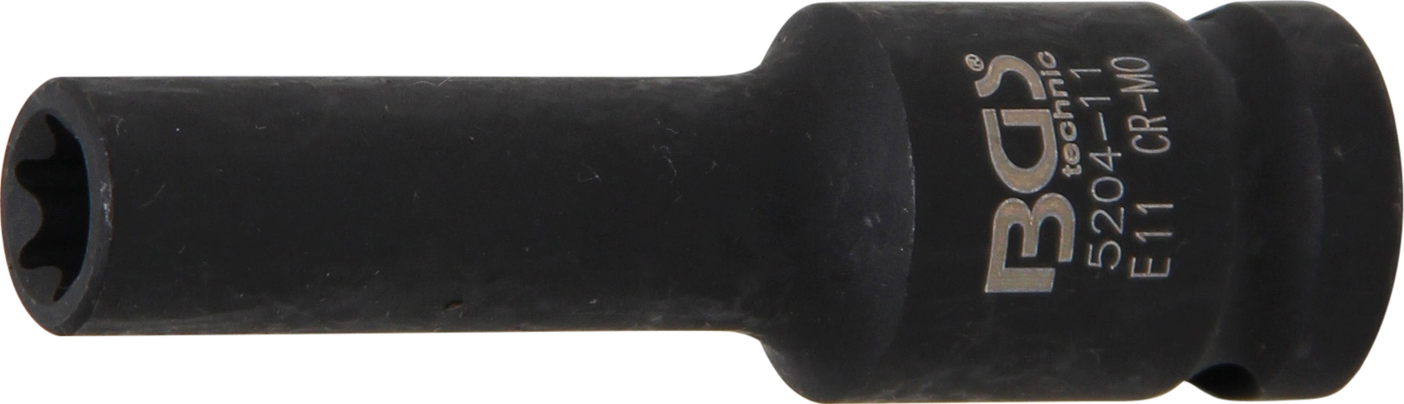 Krafthylsa E-profil, djup | 12,5 mm (1/2") | E11 mm