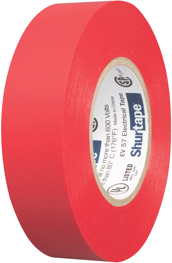 Eltejp EV57 Röd 19mmx20m