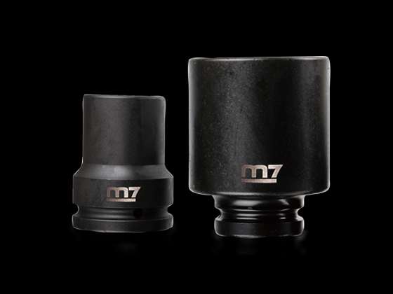 M7 1" Lång krafthylsa 32mm