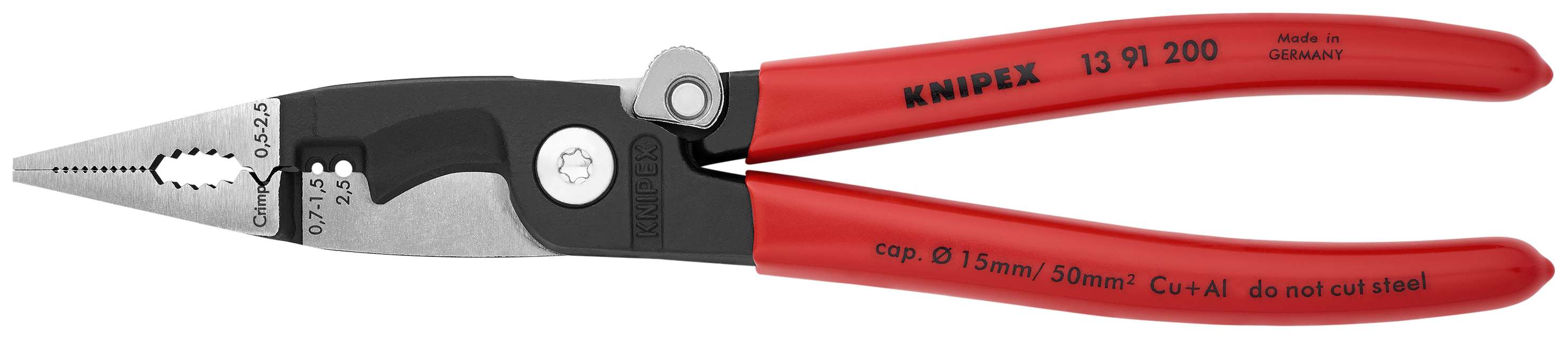 KNIPEX Elinstallationstång 200mm