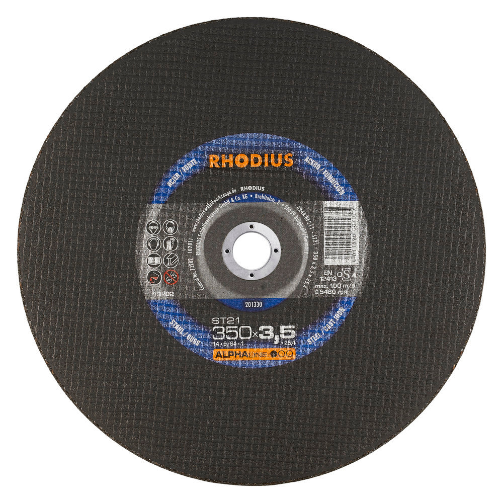 RHODIUS ST21 Kapskiva 350x3,5x25,23 (10 förp)