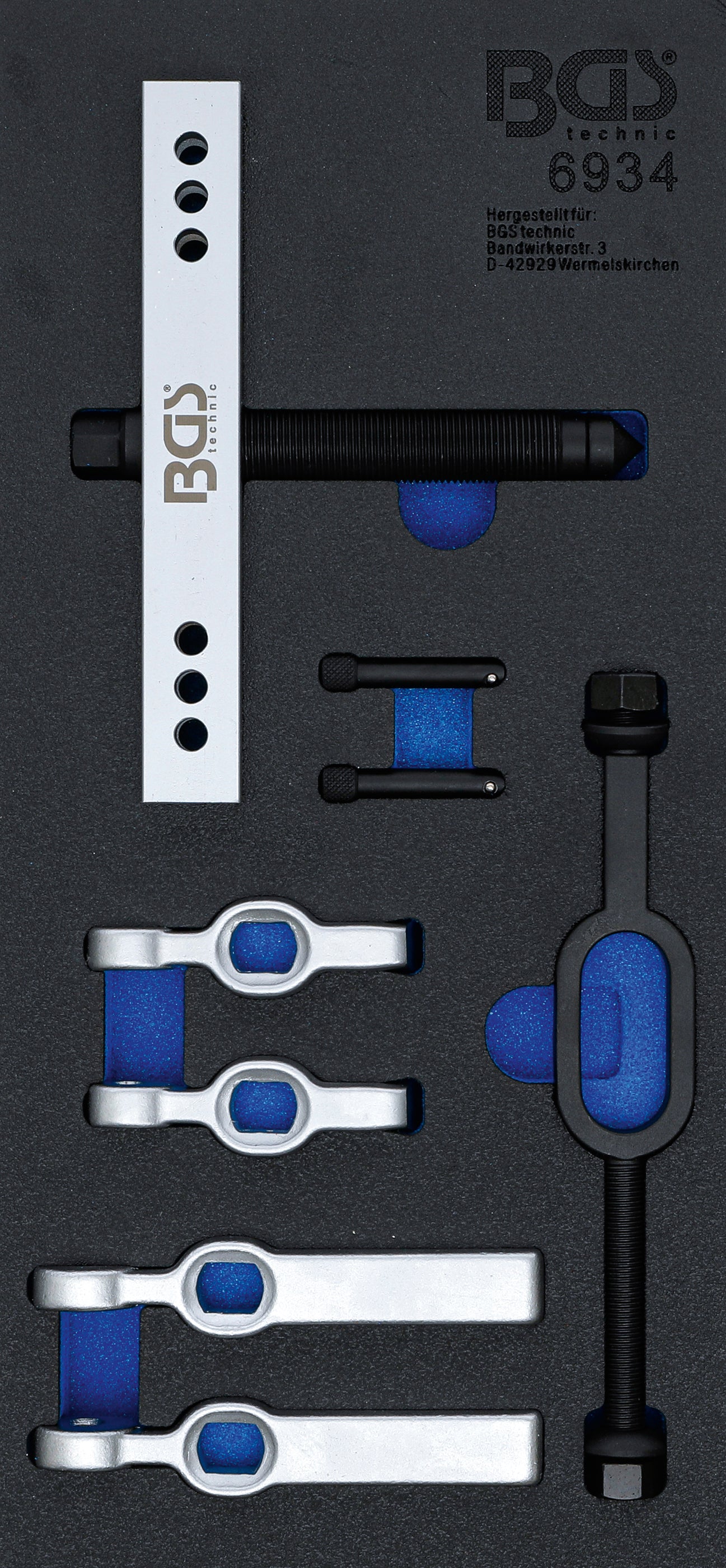 AC-remskiva- och koppling-avdragare sats | 9 delar