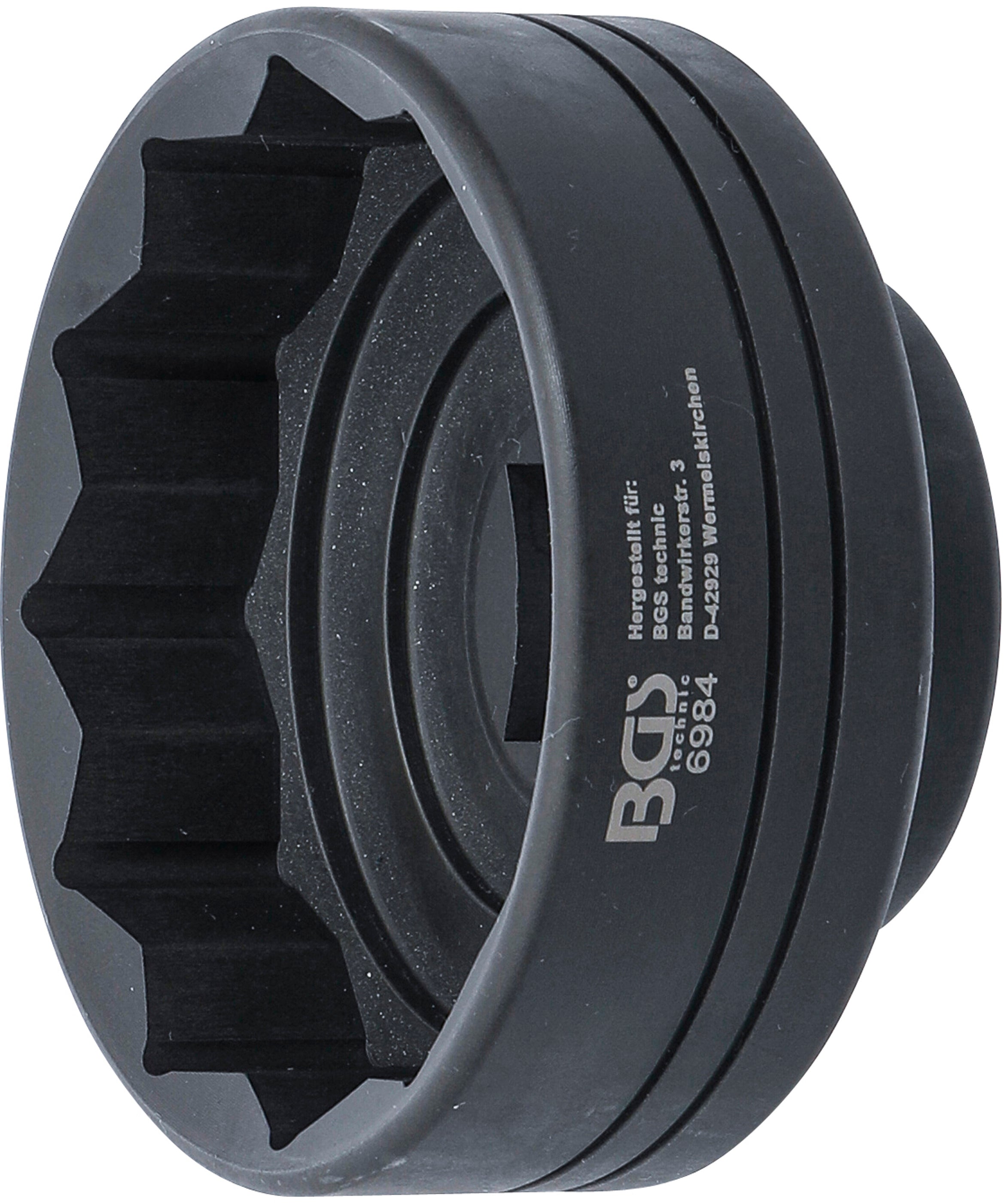 Nav-nyckel | Tolvkant | för IVECO lastbilar & SAF / BPW släp | 85 mm