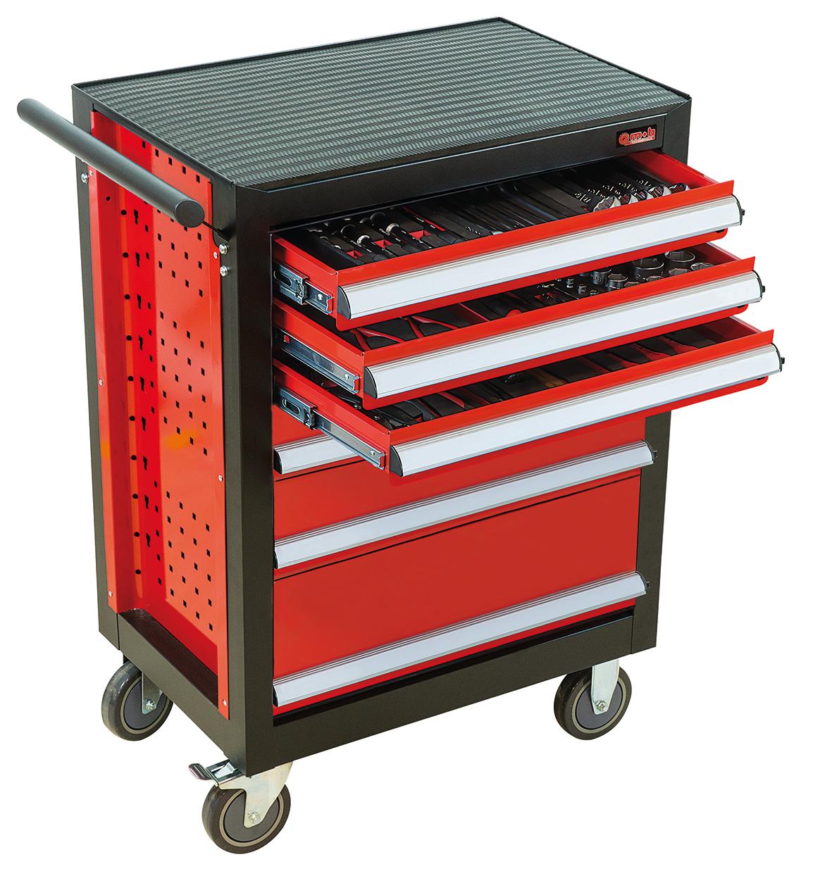 Baseliner verktygsvagn 6 lådor