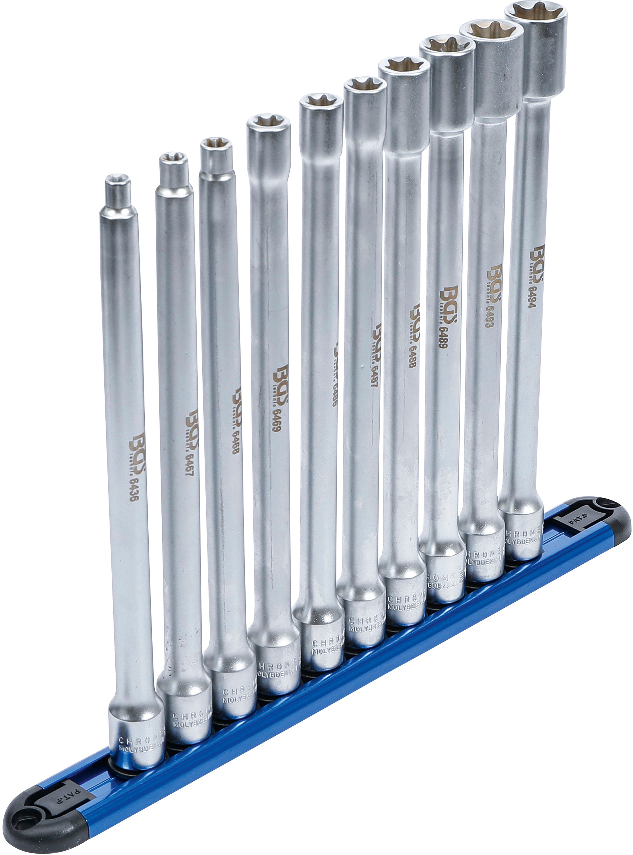 Hylsa-sats E-Profil | XXL | 10 mm (3/8") | E6 - E20 | 10 delar