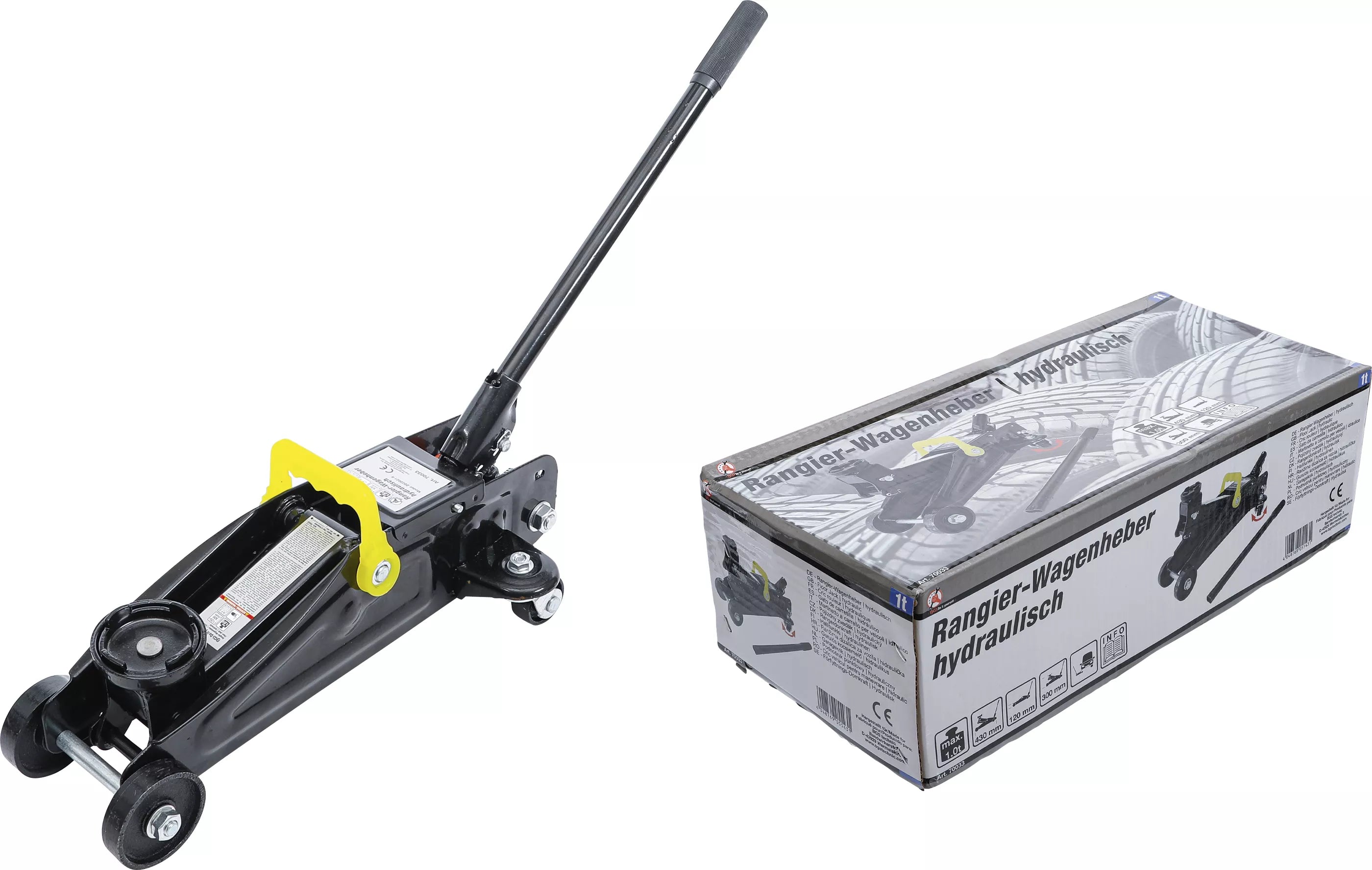 Förflyttnings-Domkraft | Hydraulisk | 1 t