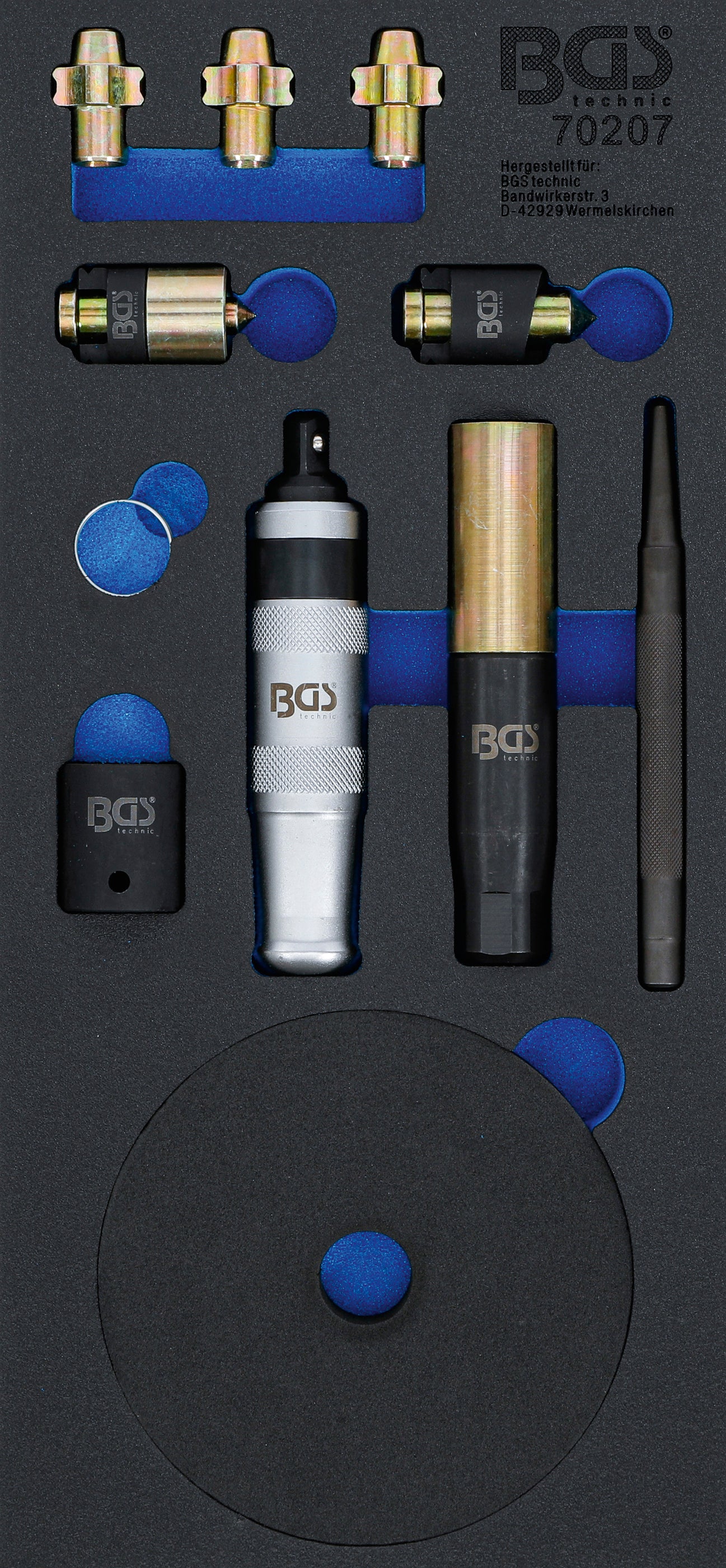 Verkstadsvagninlägg 1/3: Fälglås-Demontering-sats | universal