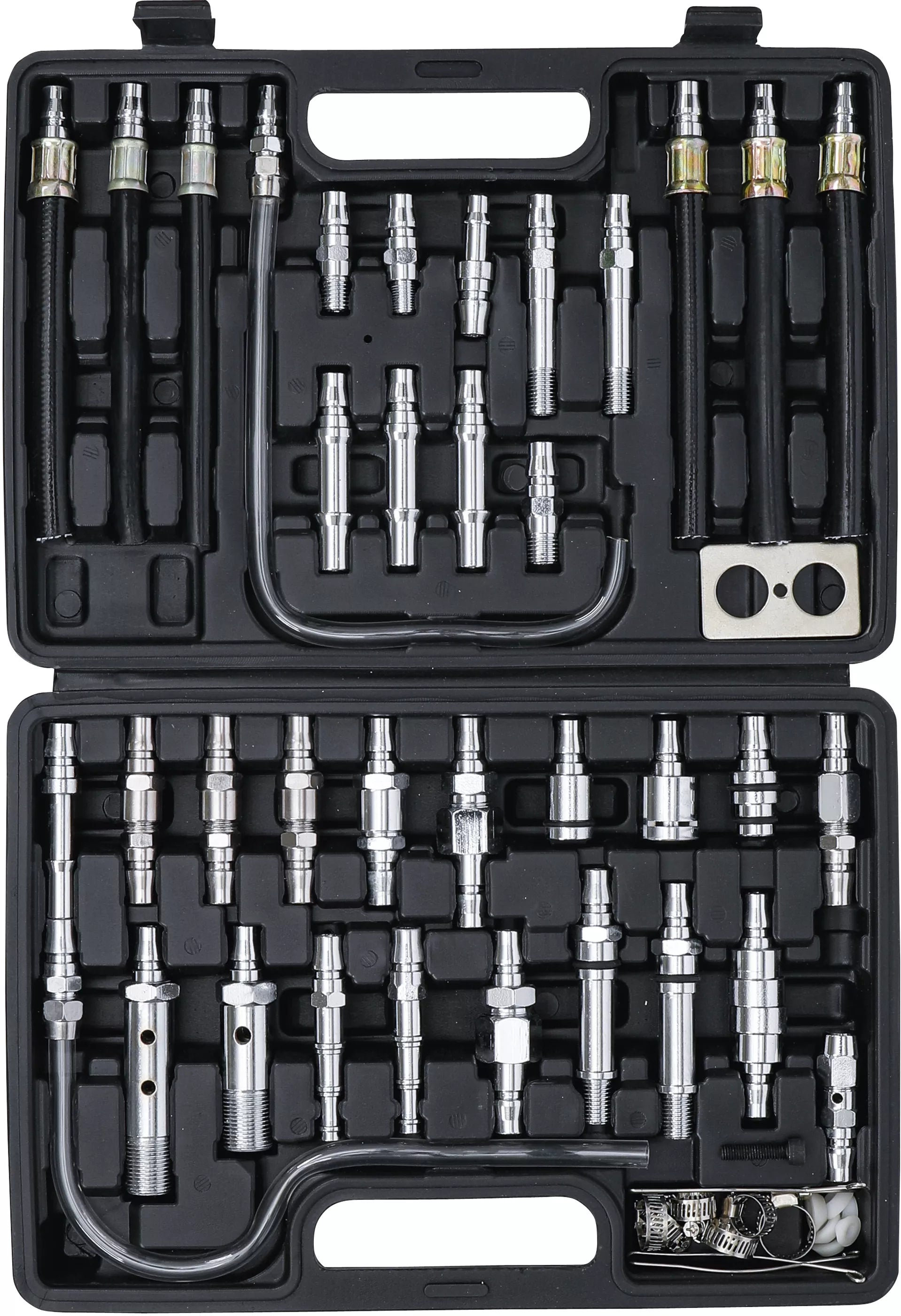 Bytes-/och rengöringsenhet för transmissionsolja, med adaptersats