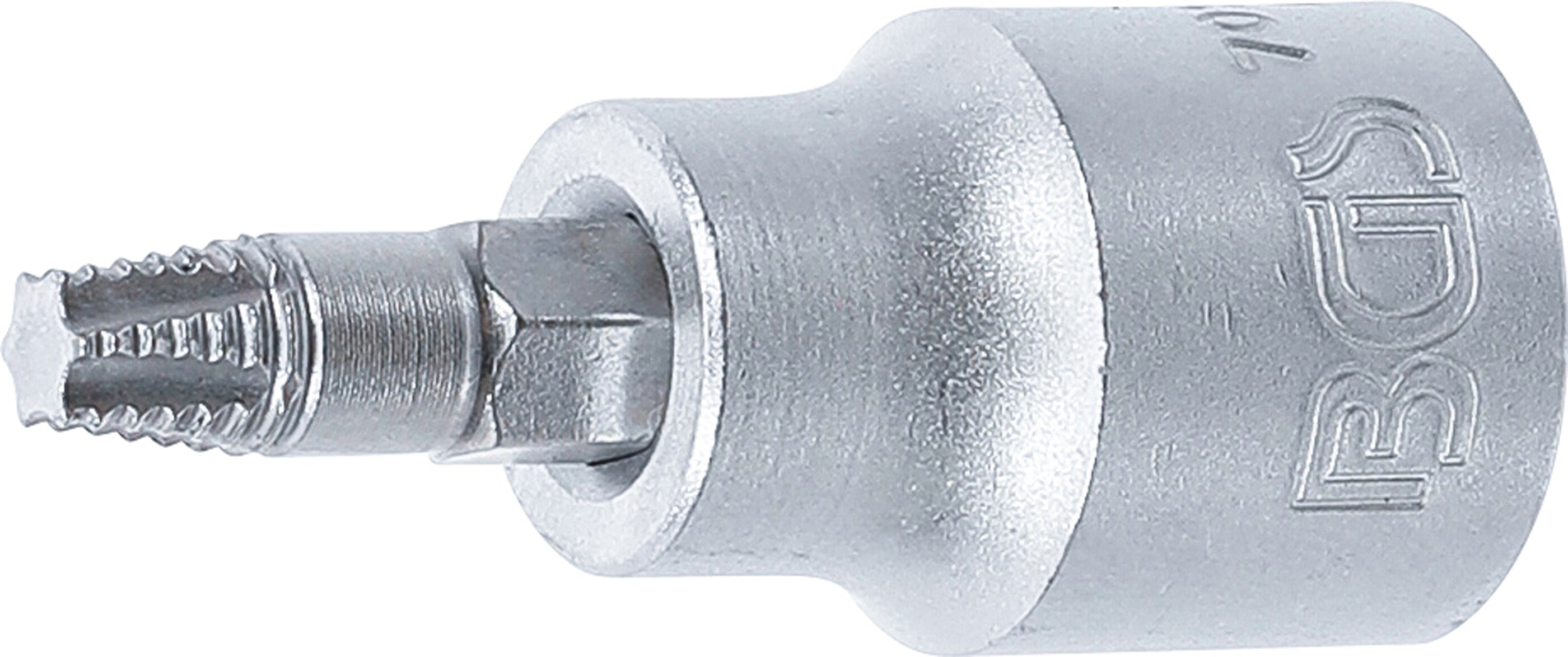 Skruvmejsel-bit-insats | Inre fyrkant 10 mm (3/8") | För defekt T-Profil (för Torx) T27