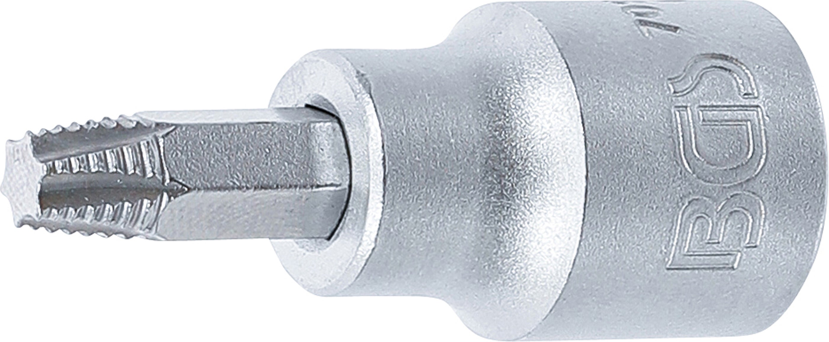 Skruvmejsel-bit-insats | Inre fyrkant 10 mm (3/8") | För defekt T-Profil (för Torx) T30
