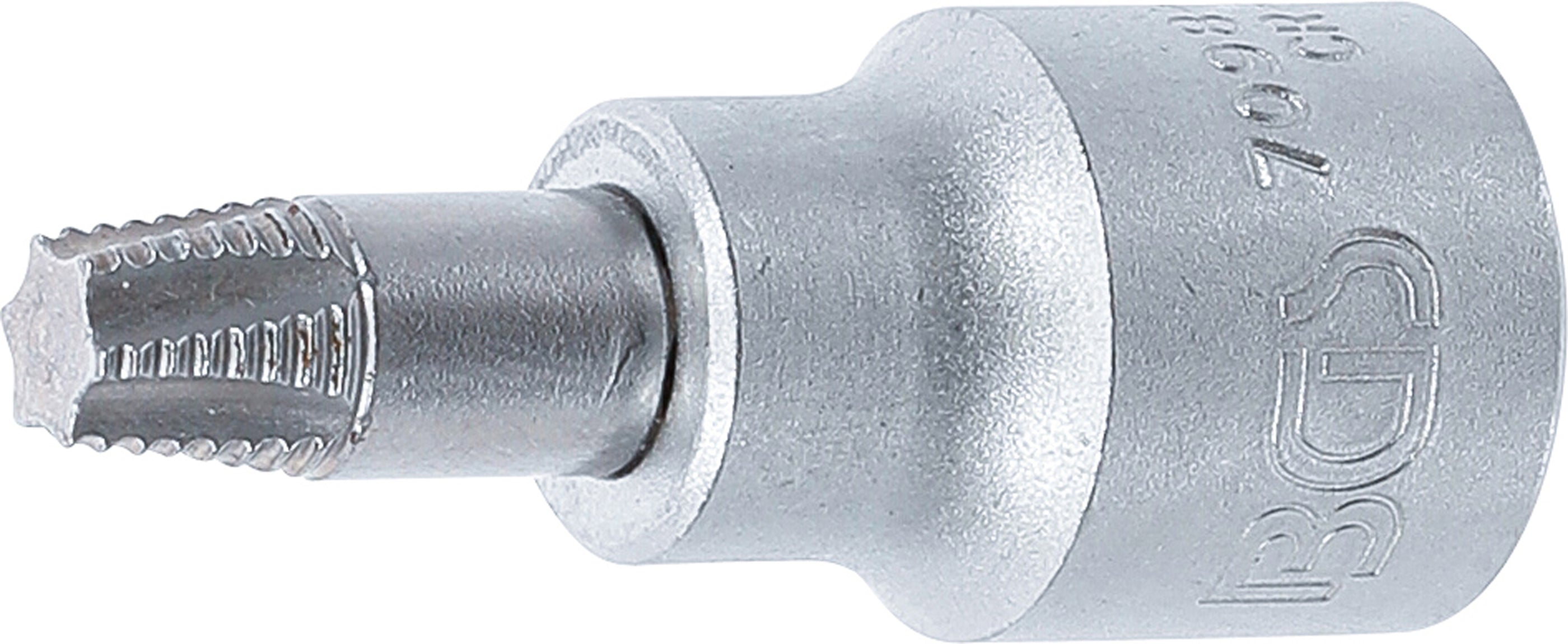 Skruvmejsel-bit-insats | Inre fyrkant 10 mm (3/8") | För defekt T-Profil (för Torx) T40