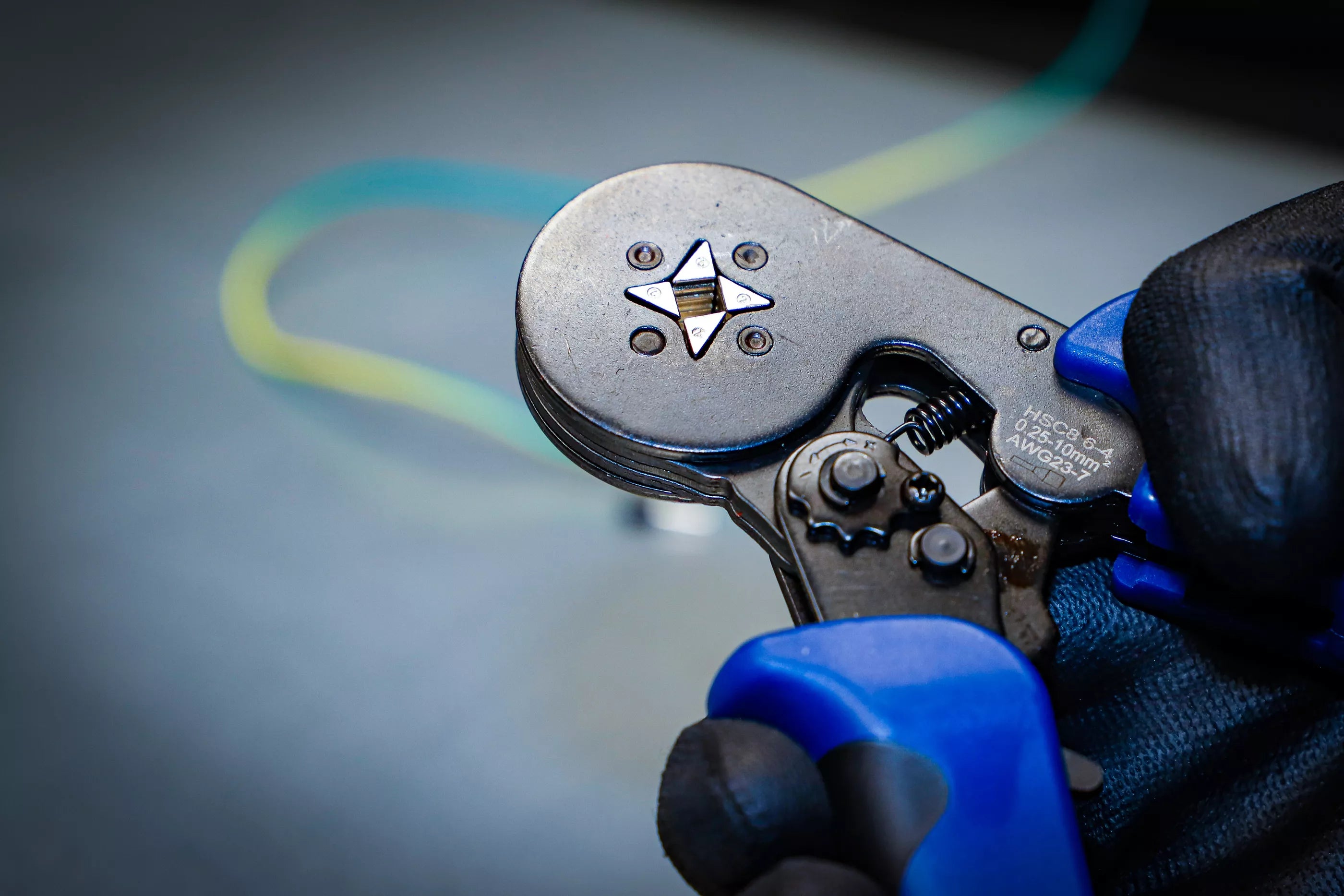 Presstång för ändhylsor 0,25 - 10 mm² | Med ändhylsor-sortiment 0,5 - 10 mm²