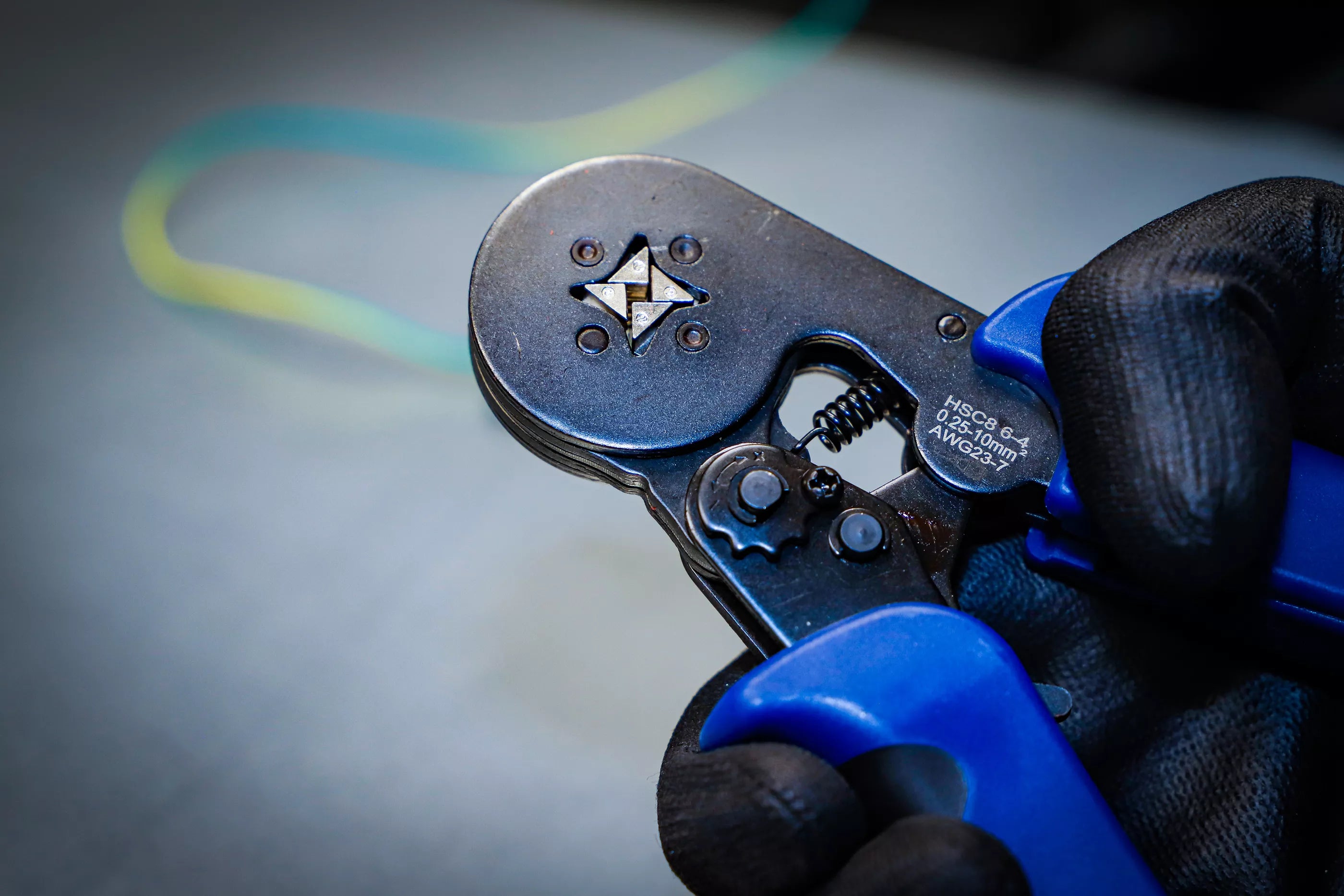 Presstång för ändhylsor 0,25 - 10 mm² | Med ändhylsor-sortiment 0,5 - 10 mm²