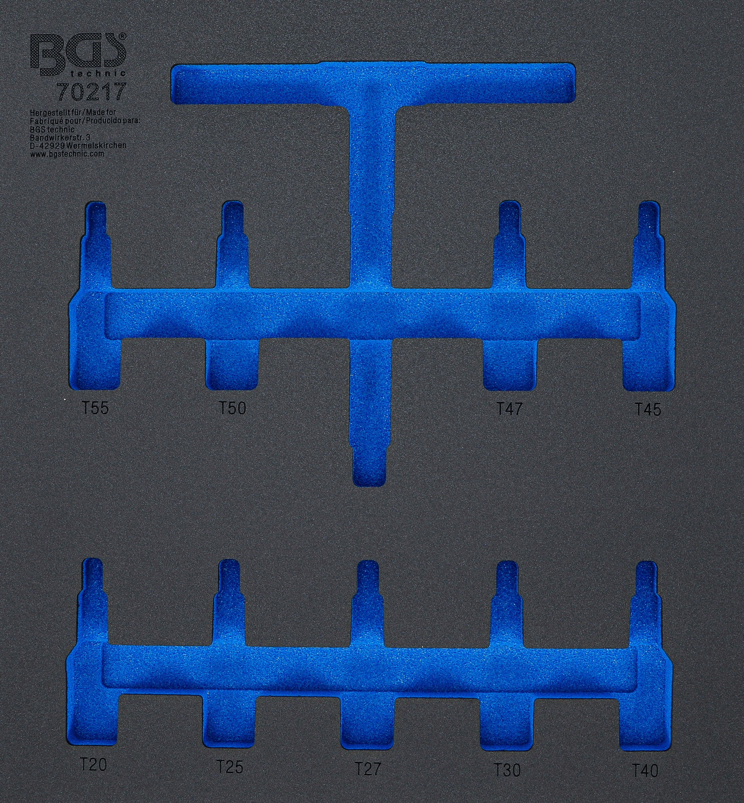 Verkstadsvagninlägg 2/3 | tom | för BGS 70217