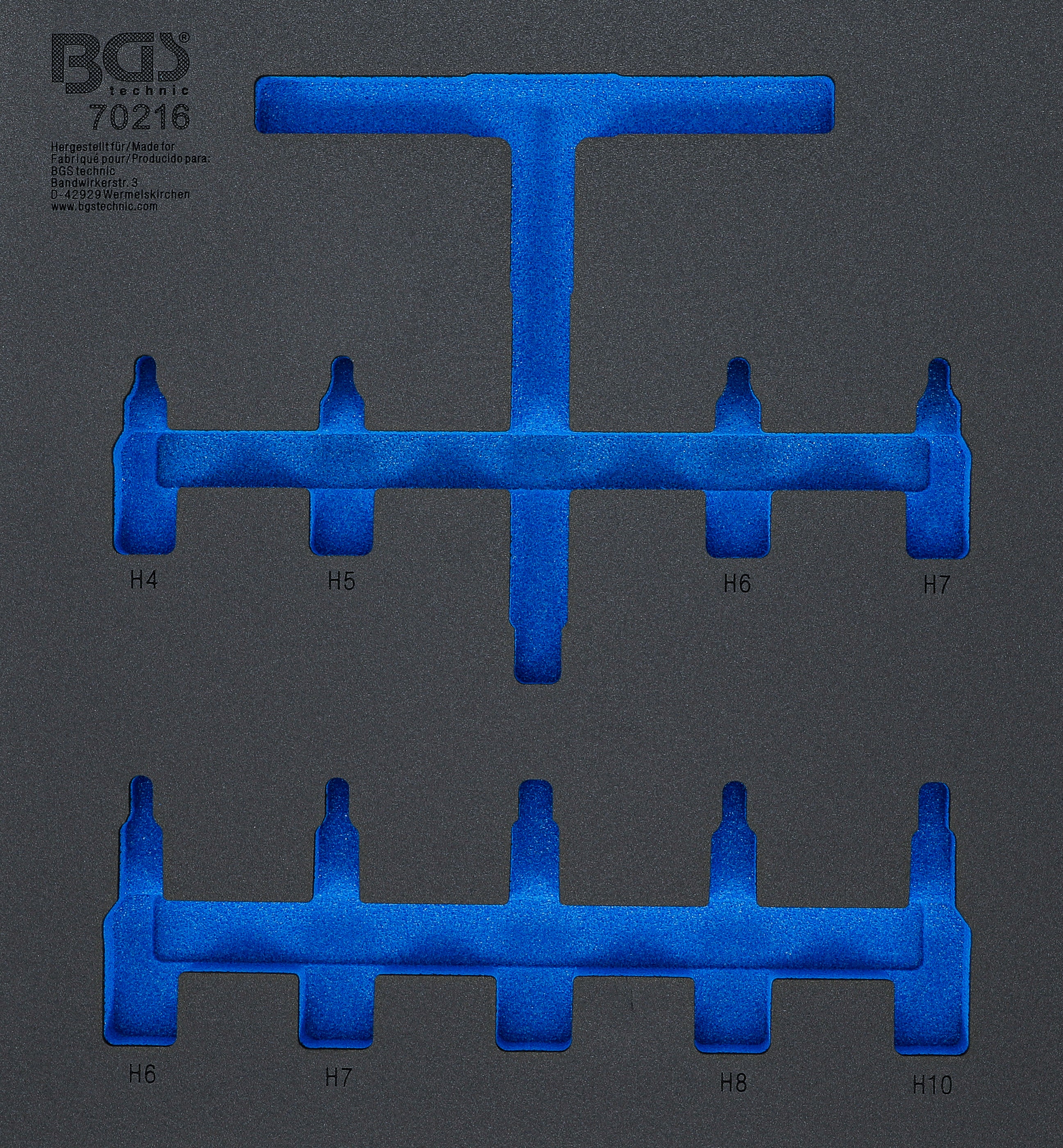 Verkstadsvagninlägg 2/3 | tom | för BGS 70216