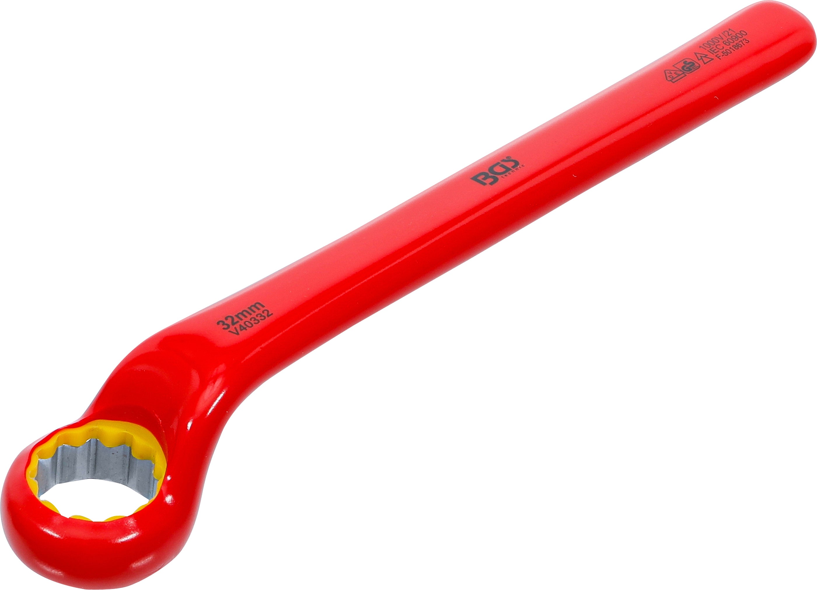VDE enkel ringnyckel | djupt bockad | 32 mm