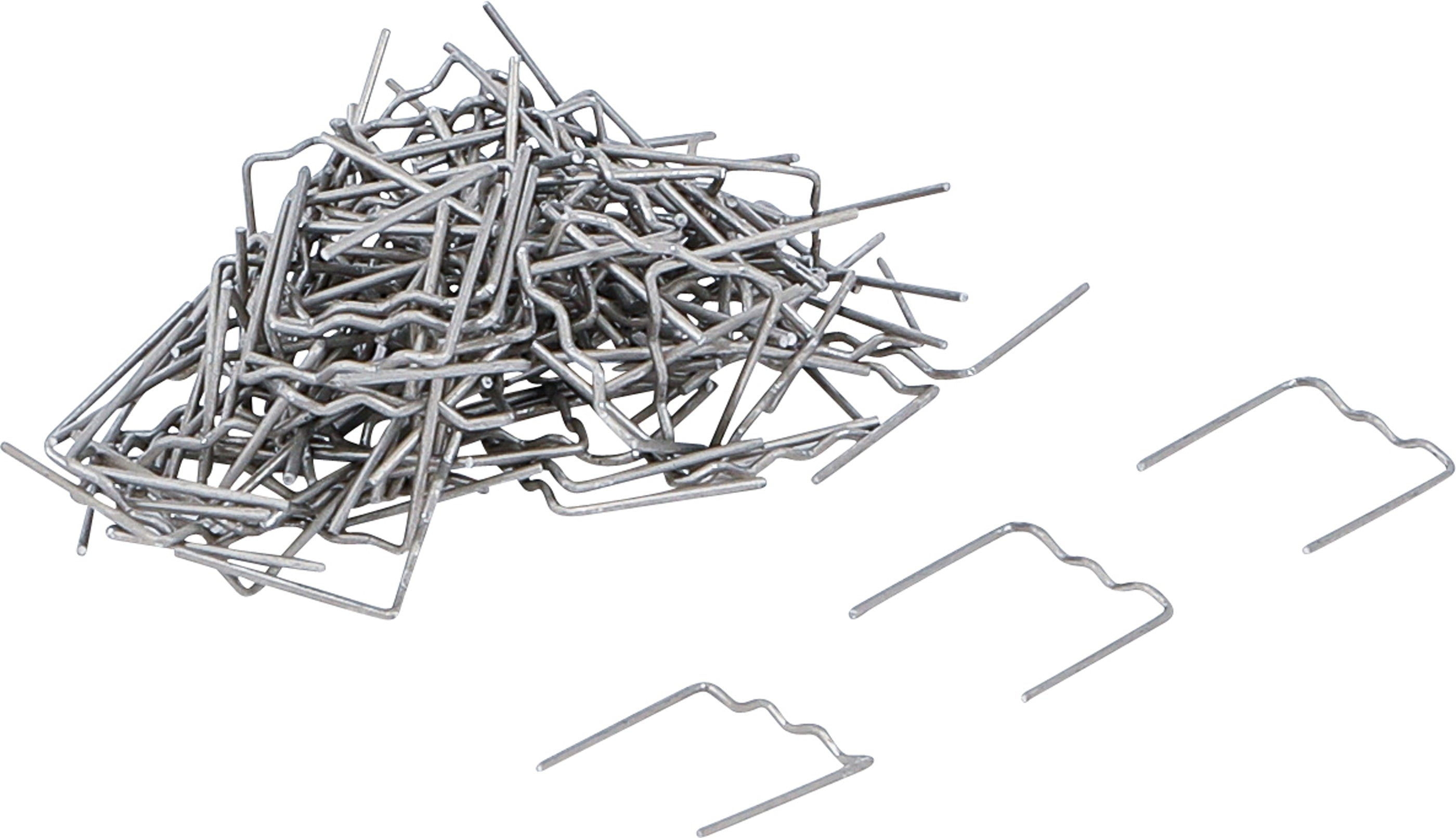 Reparation-Clips-sats | platta | 0,8 mm | 100 delar