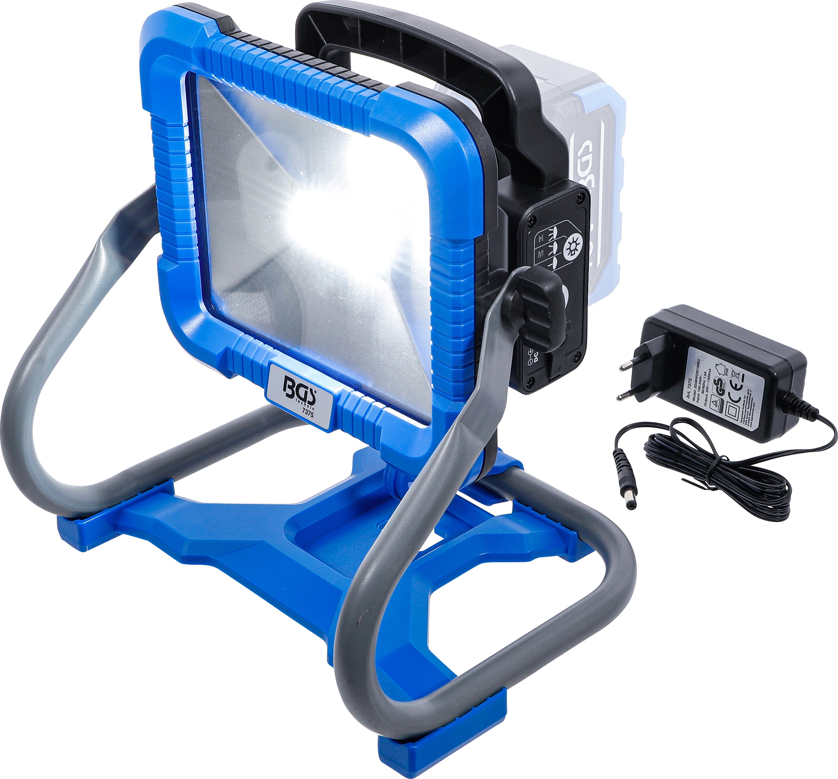Batteri LED arbetsljus | fällbar | 18 V | utan batteri