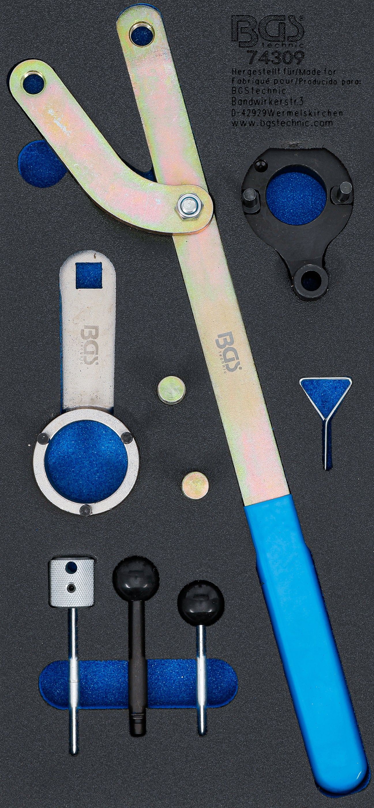 Verkstadsvagninlägg 1/3: Motor-Inställningsverktyg-sats | för VAG 2.0 TDI Common Rail