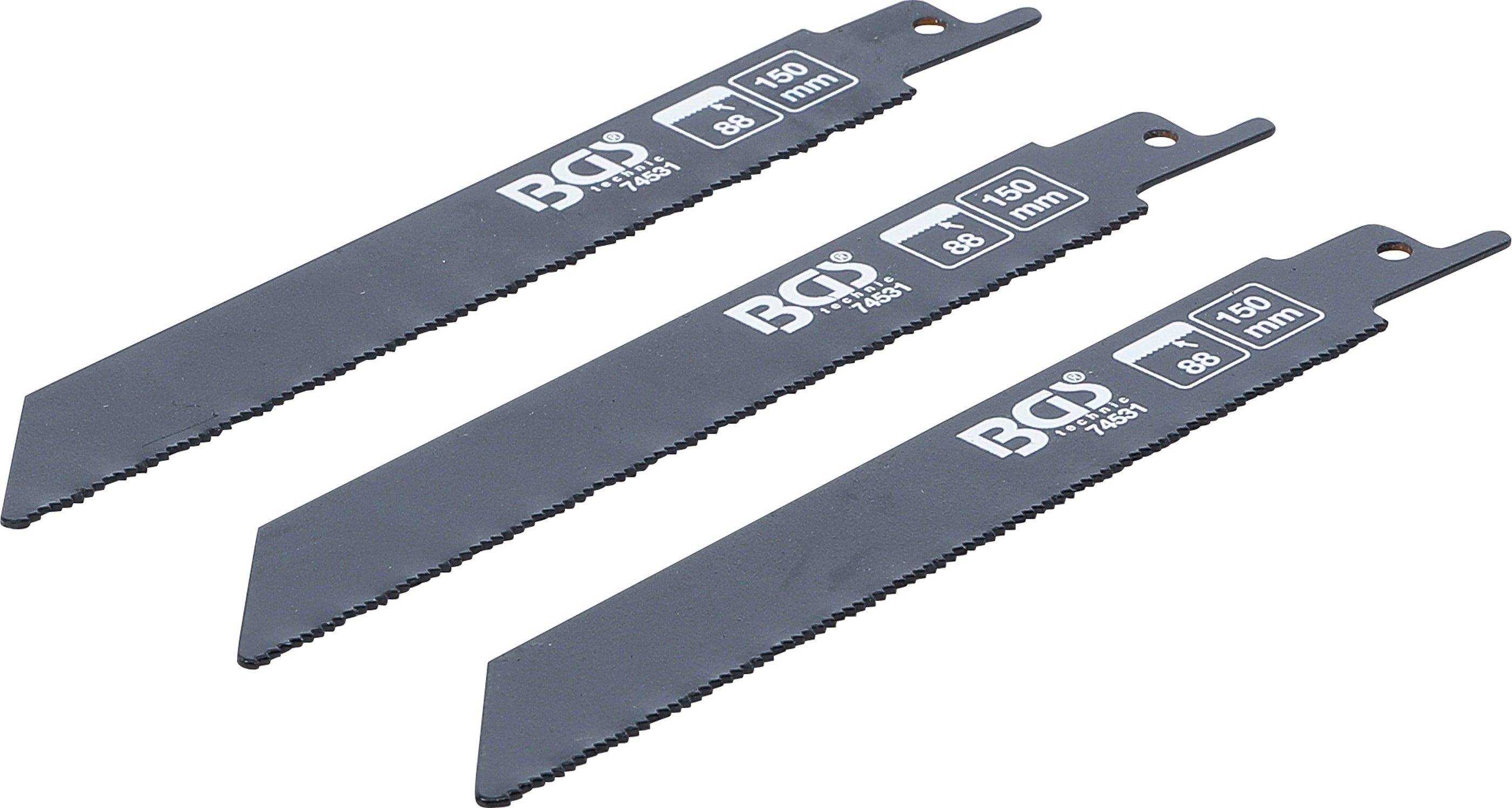 Sågblad-sats | för metall | för BGS 7367 | 3 delar