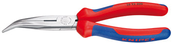 KNIPEX Flacktång vinkl m skär 200mm