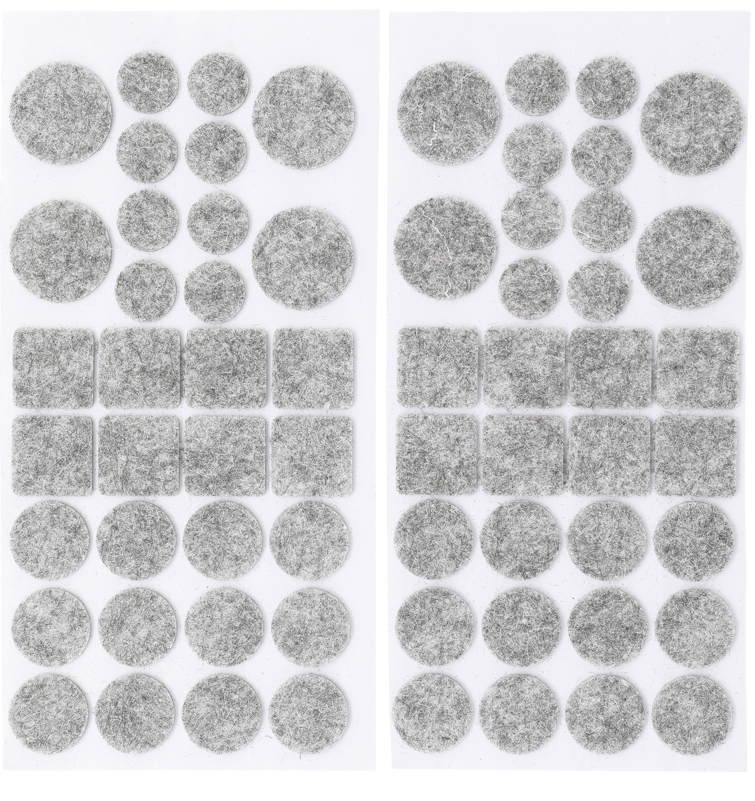 Filtdynor-sats | Grå melerade | 64 delar