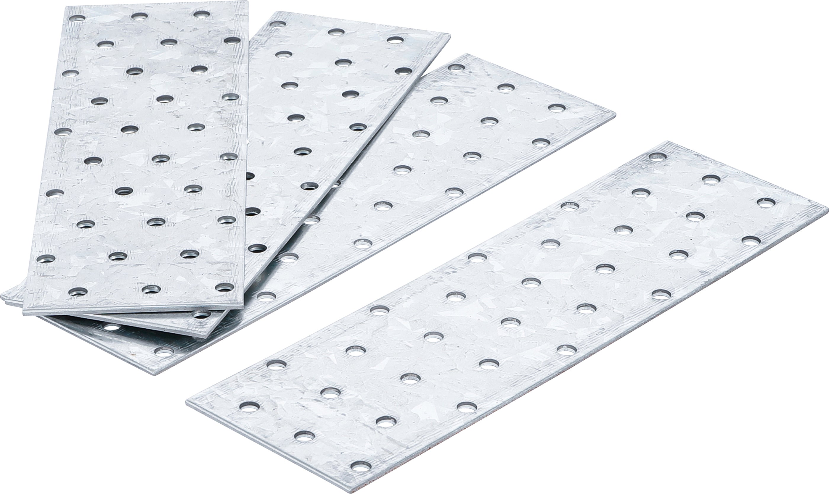 Stål-hålskivor-sortiment | 200 x 60 x 2 mm | 4 delar