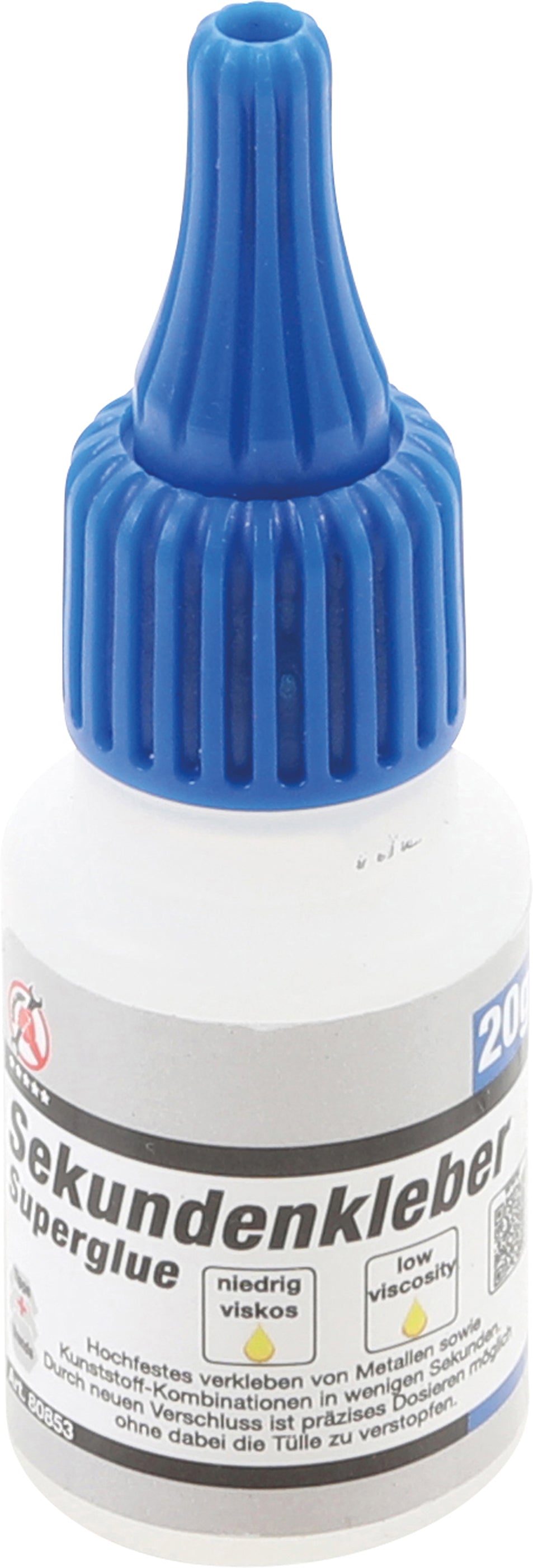 Sekundlim | Låg viskositet | Flaska 20 g