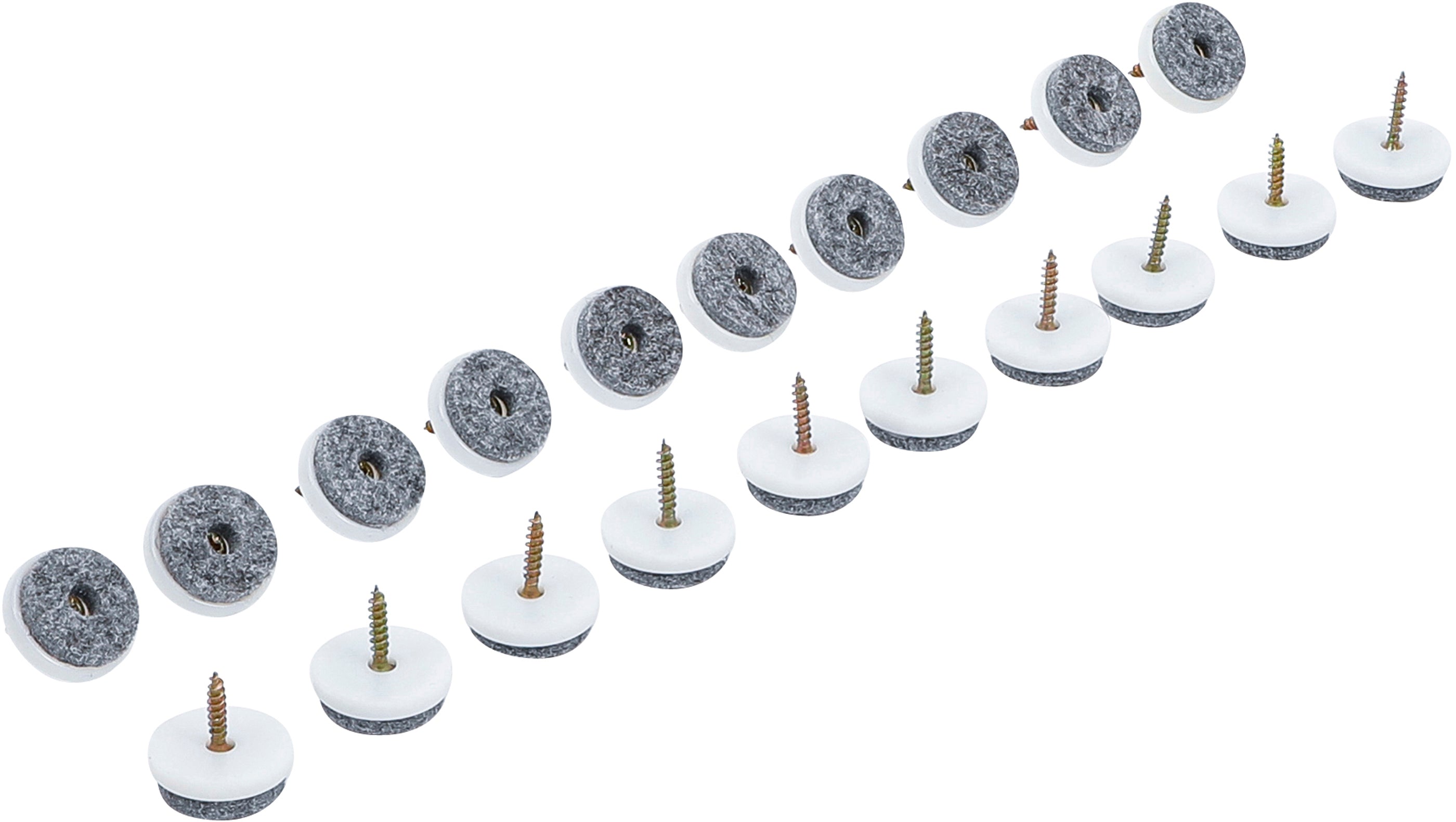 Filtdynor-sats | Med skruv | Ø 24 mm | 20 delar