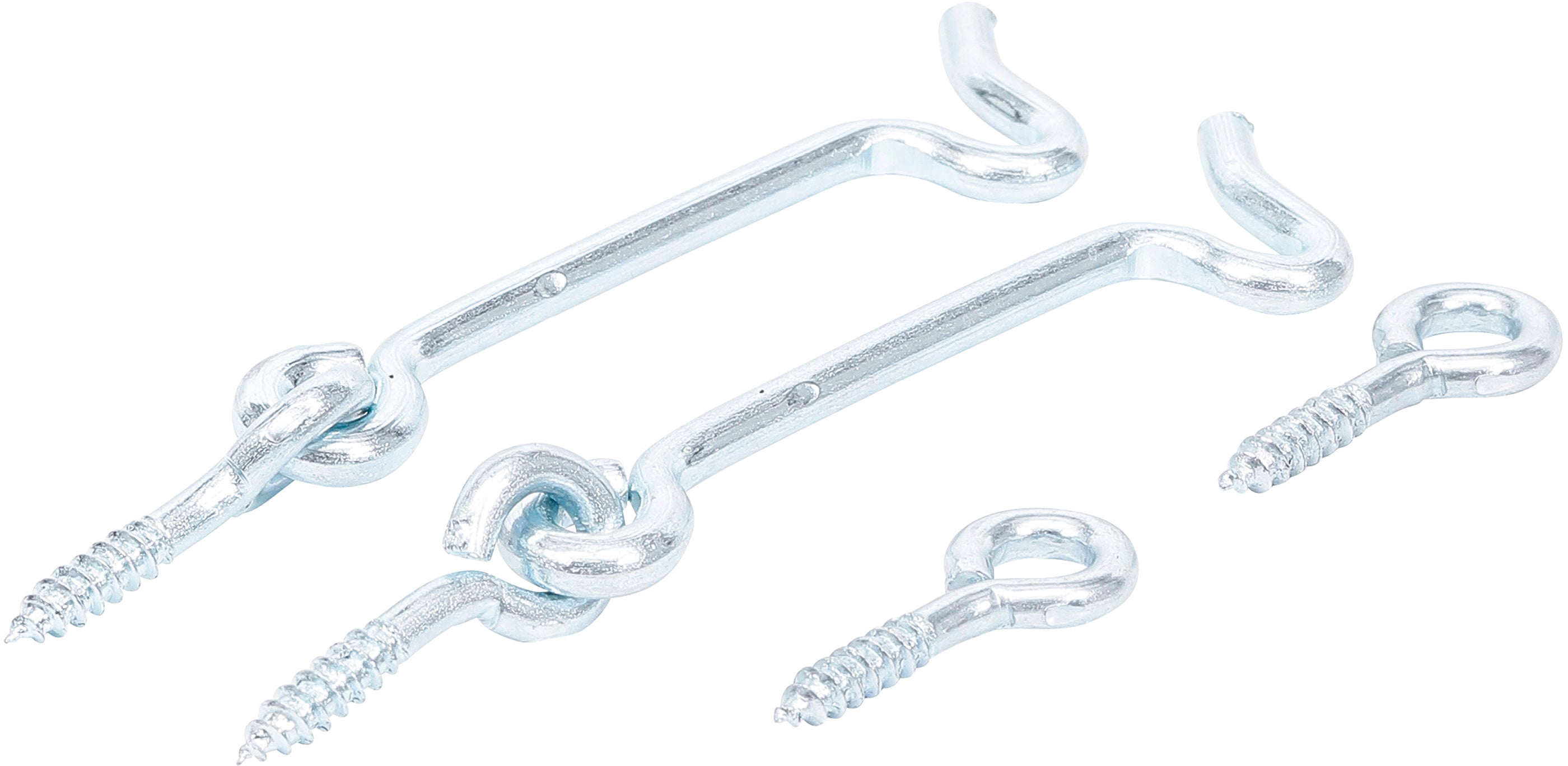 Dörrhake | 4,0 x 80 mm | 2 delar