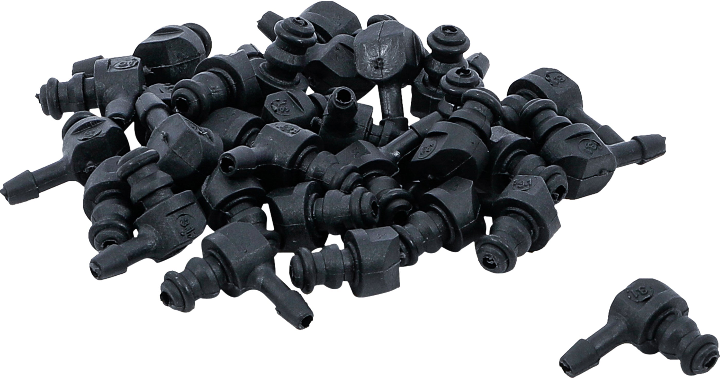 Plast-förbindelseelementsats | L-form | 30 delar