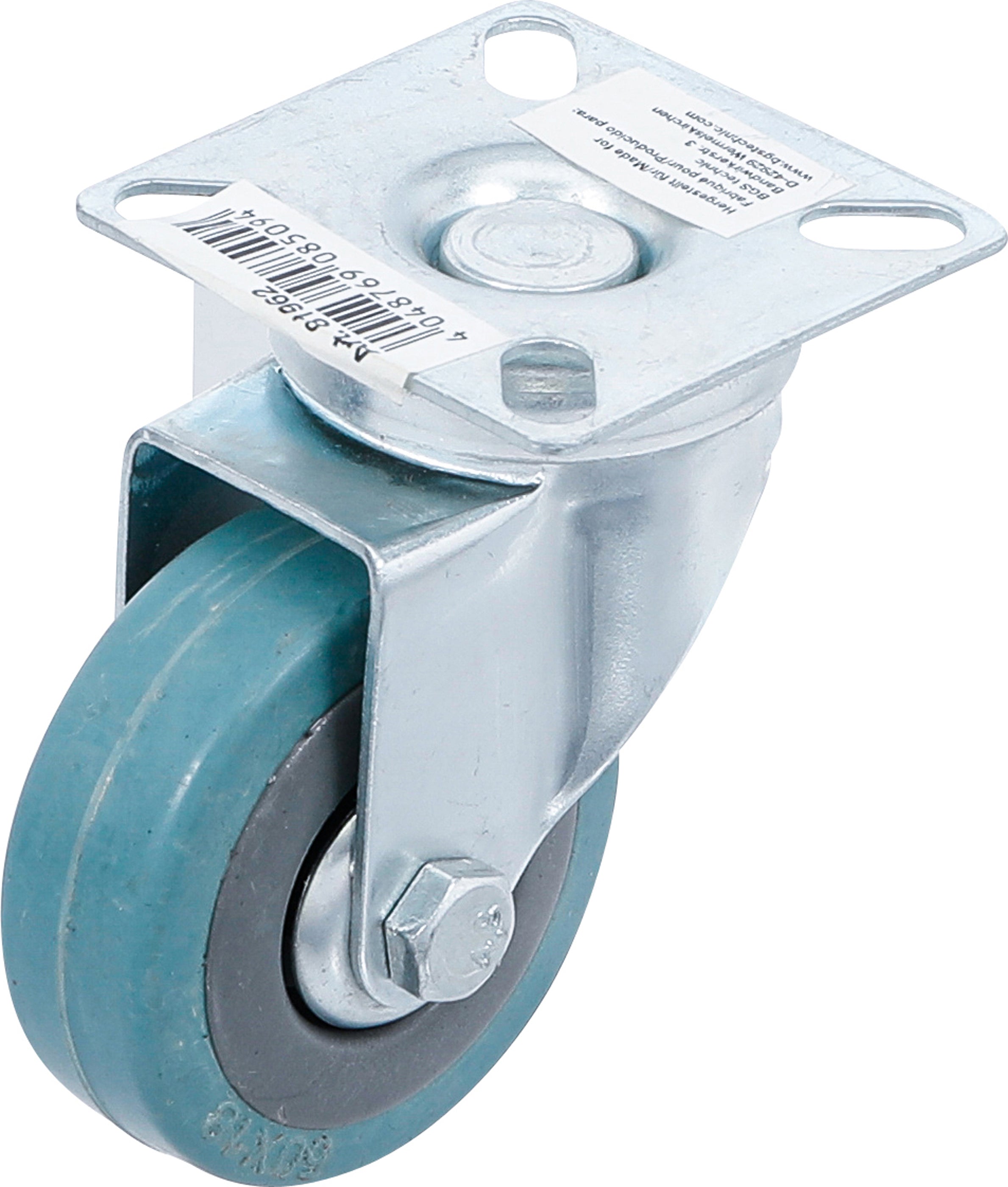 Styrrulle | Gummi | Med skruvsockel | Ø 50 mm