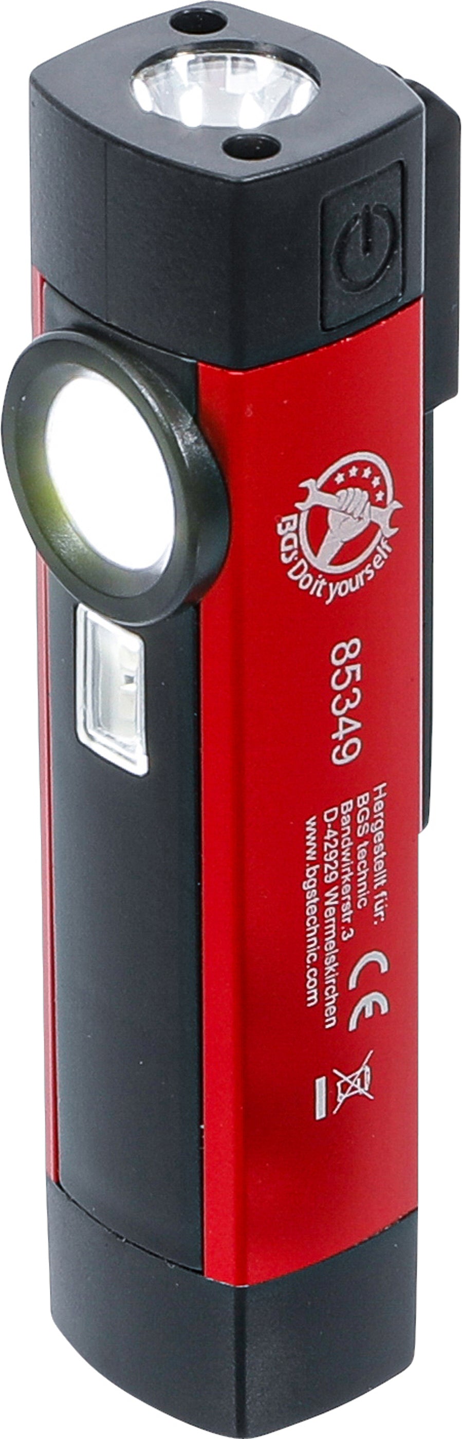 COB-LED / UV-aluminium-handlampa | 1 W