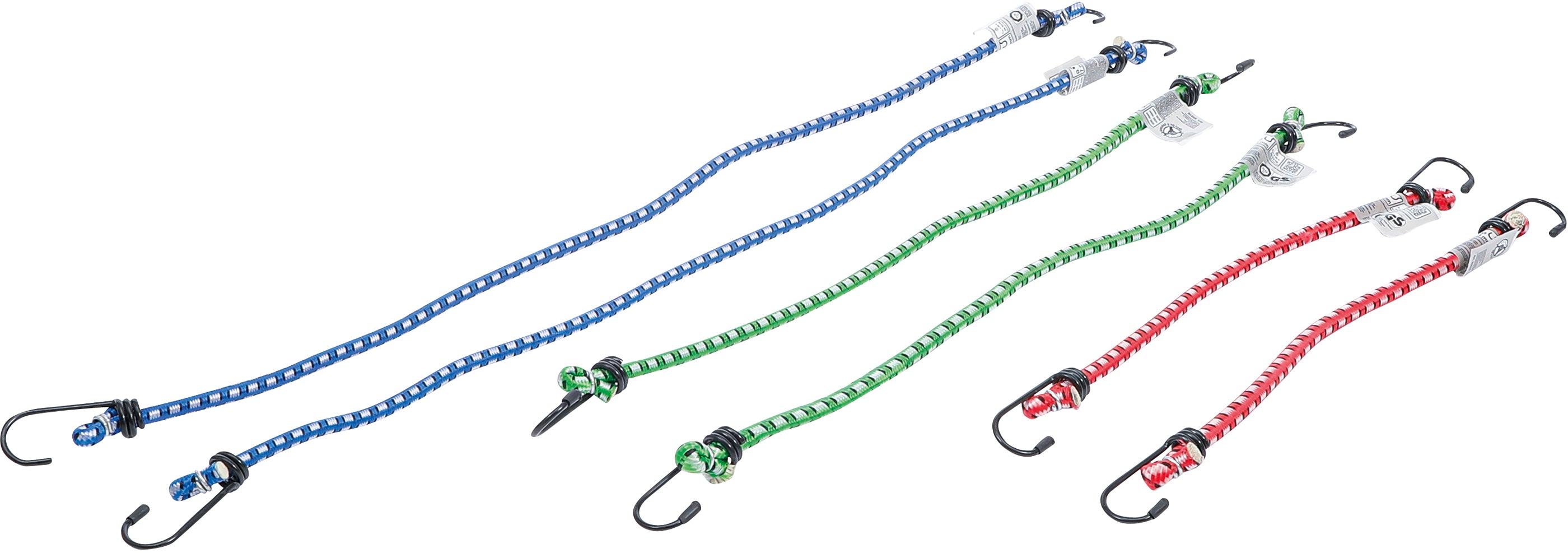 Bagagespännare-sats | 300 / 450 / 600 mm | 6 delar