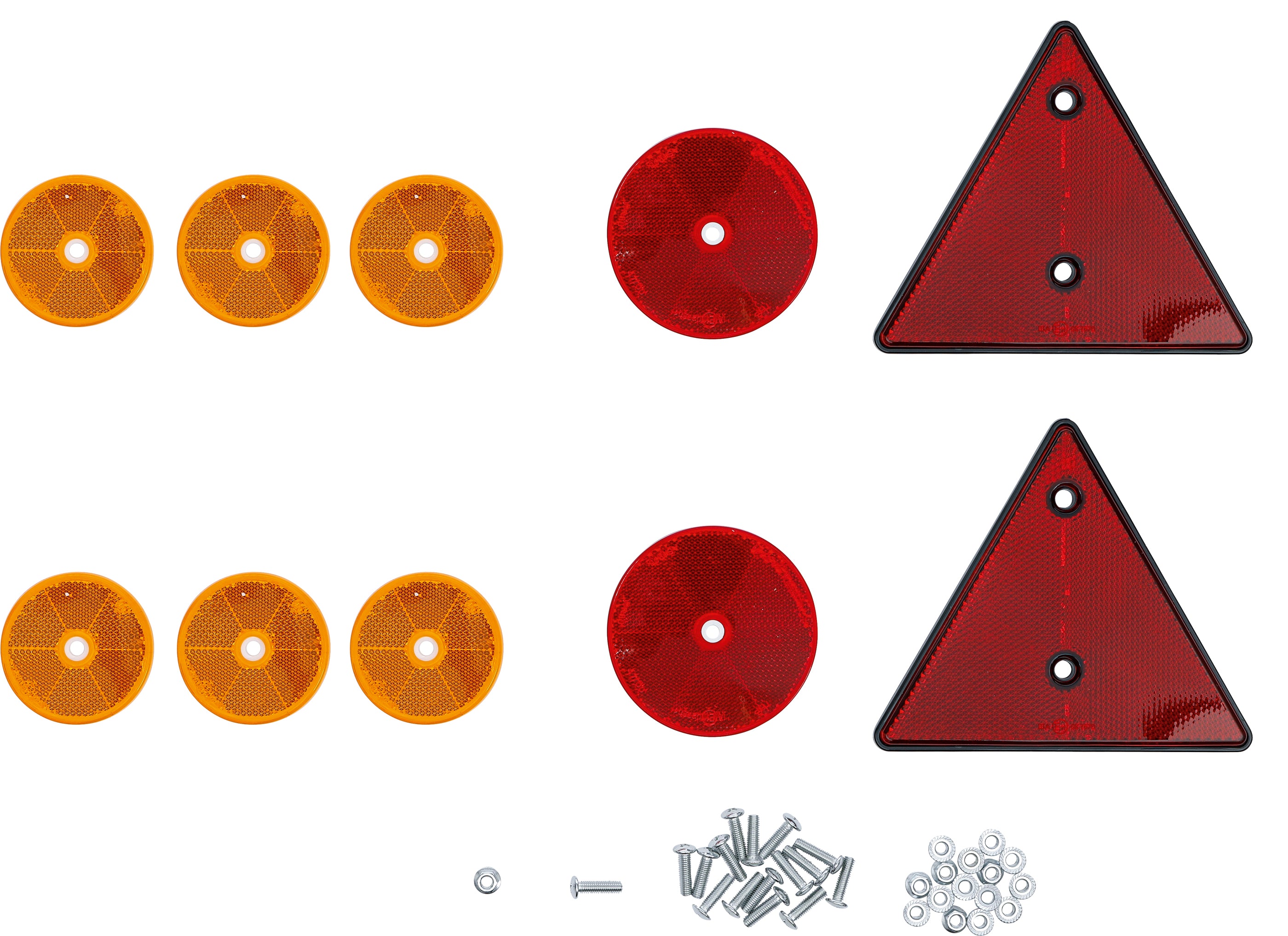 Släpvagn-Reflektor-sats | 12 delar