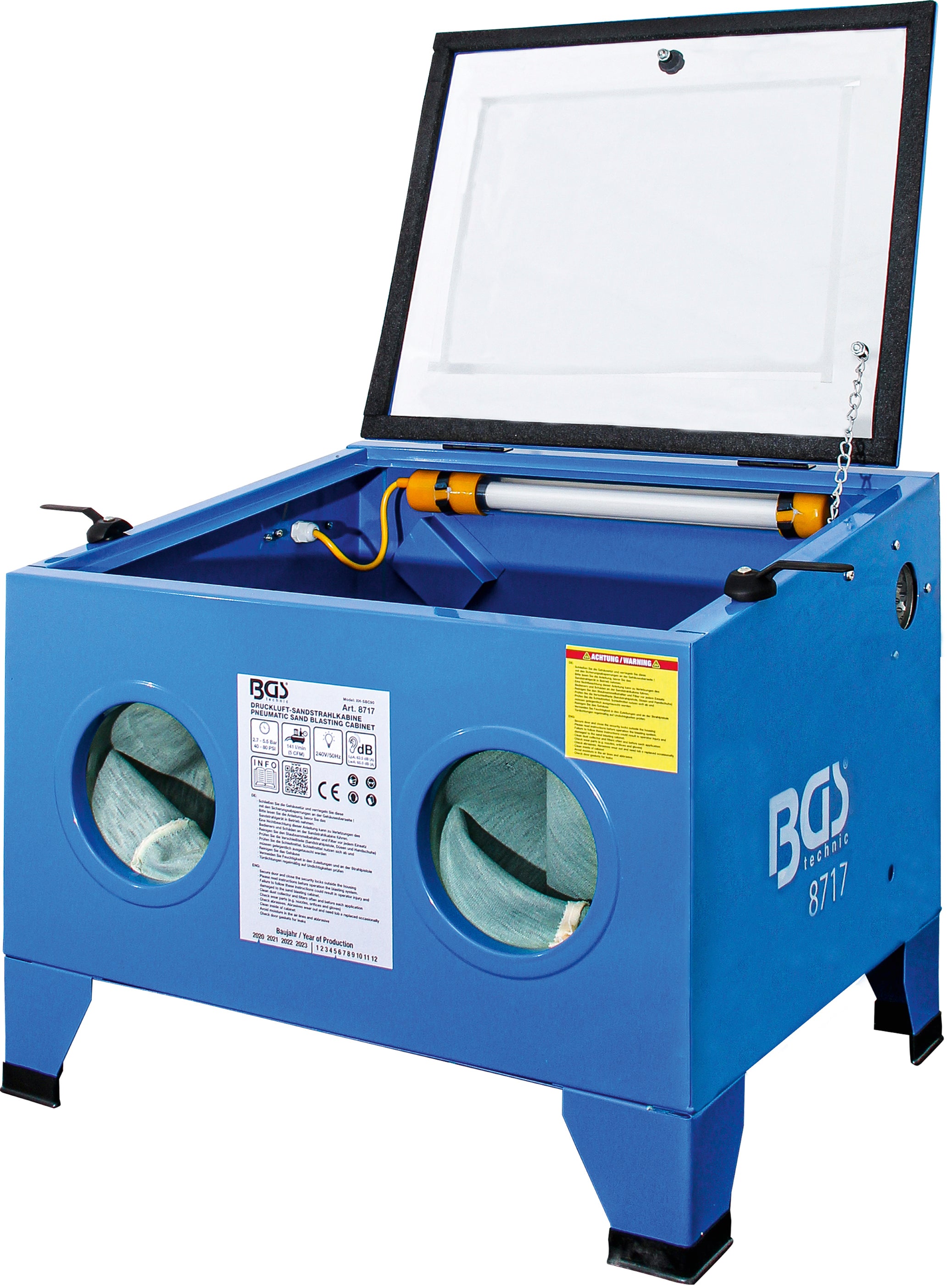 Tryckluft-Sandblästringskabin