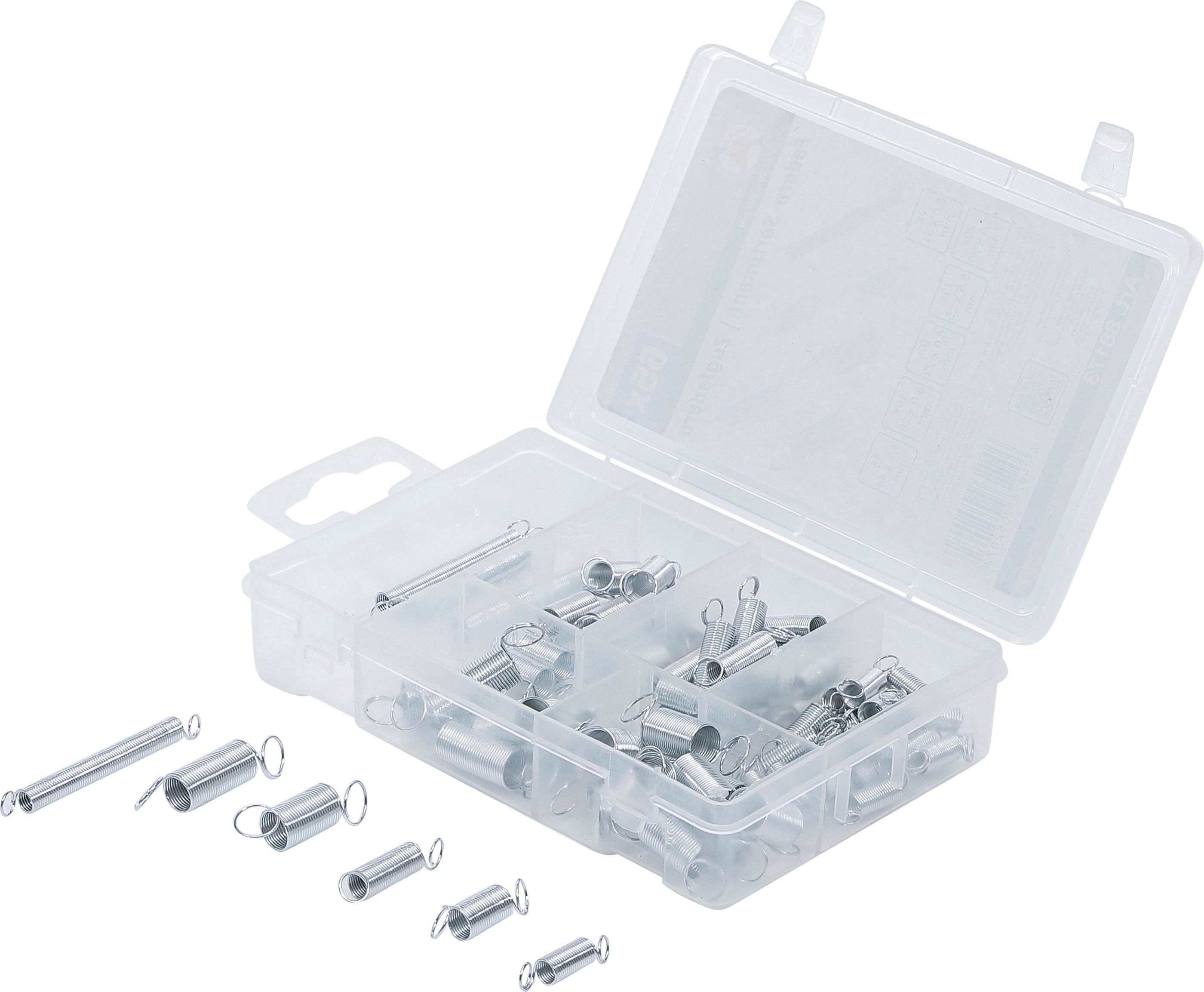 Fjäder-Sortiment | Dragfjäder | 65 delar