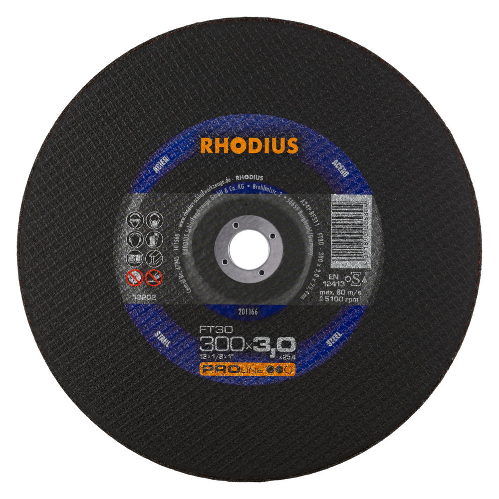 RHODIUS FT30 Kapskiva 300x3,0x25,4 (25 förp)