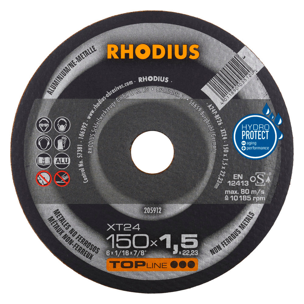 RHODIUS XT24 Kap 150x1,5 Alu (25/förp)