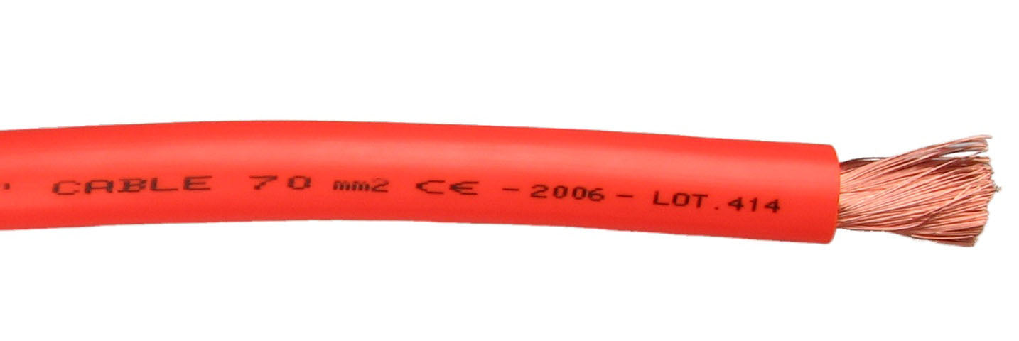 Dubbellisolerad svetskabel 50mm² PVC