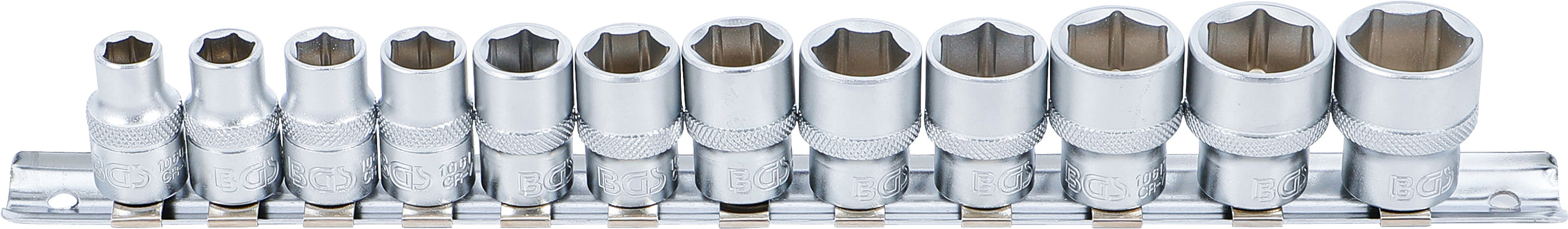 Glödstift-Länknyckel-sats, Sexkant | 10 mm (3/8") | 8 - 19 mm | 12 delar