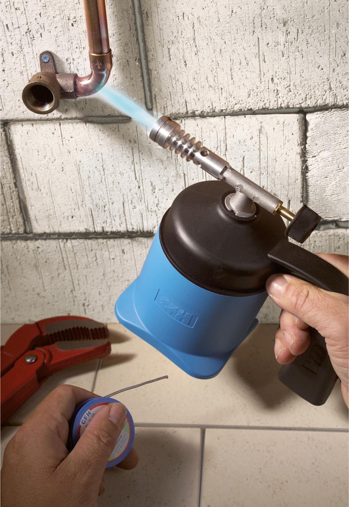 CFH gasbrännare inkl 5 butangasbehållare 190 g