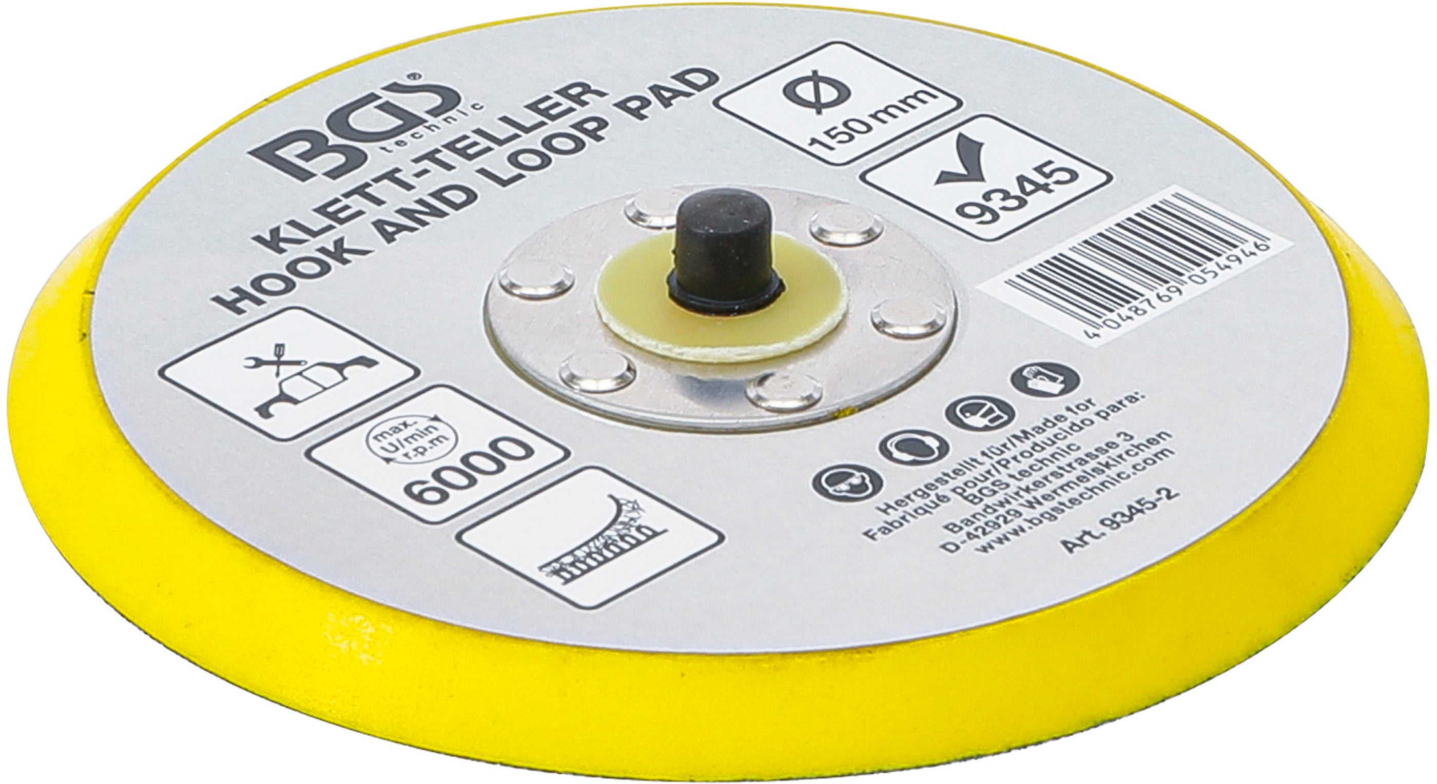 Kardborrondell för BGS 9345 | à 150 mm