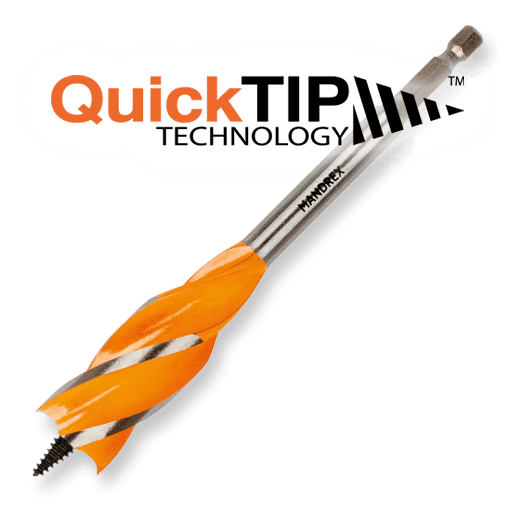 MANDREX Träborr 4x PowerXBit 25mm x 160mm