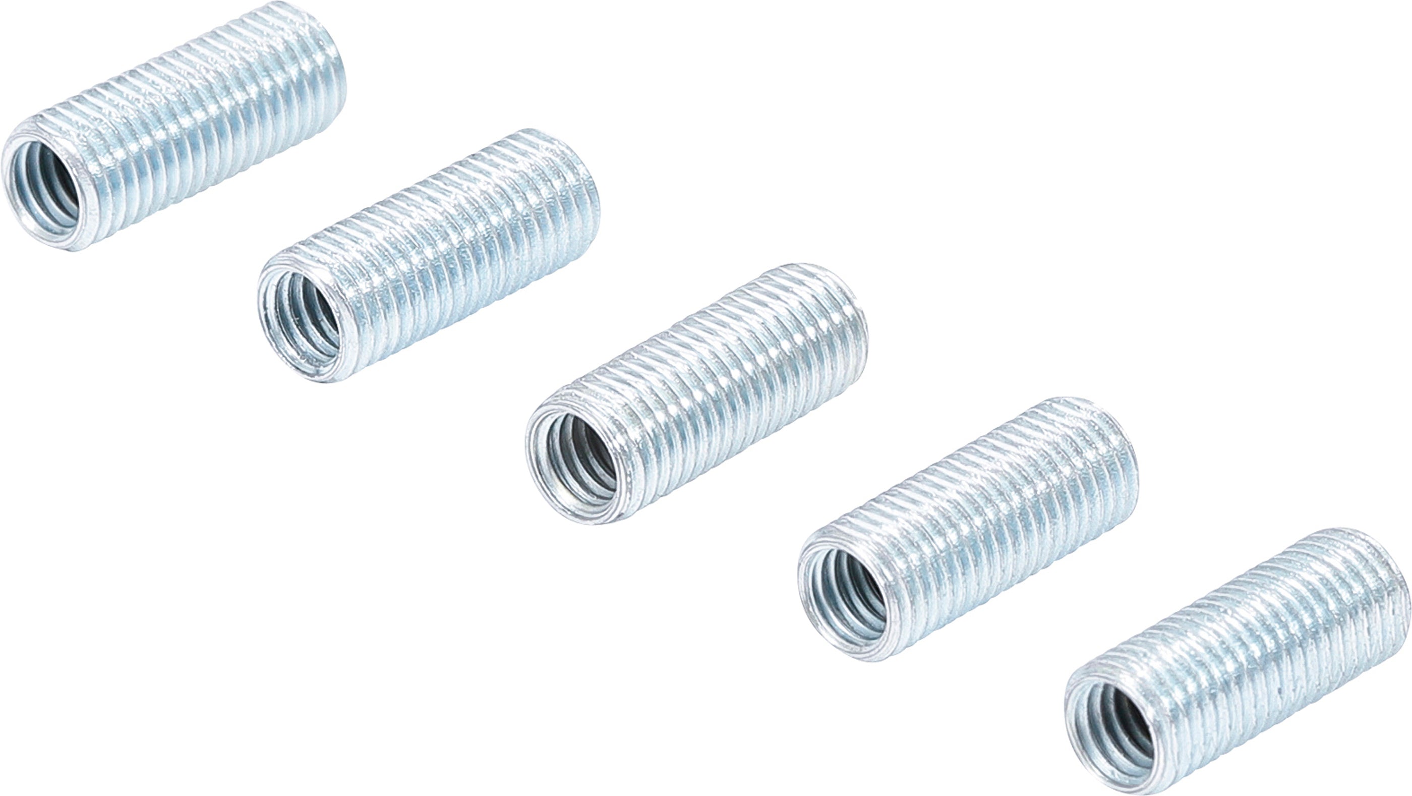 Gängreparationshylsor | Innergänga M6 x 1,0 mm / Yttergänga M8 x 1,0 mm | 5 delar