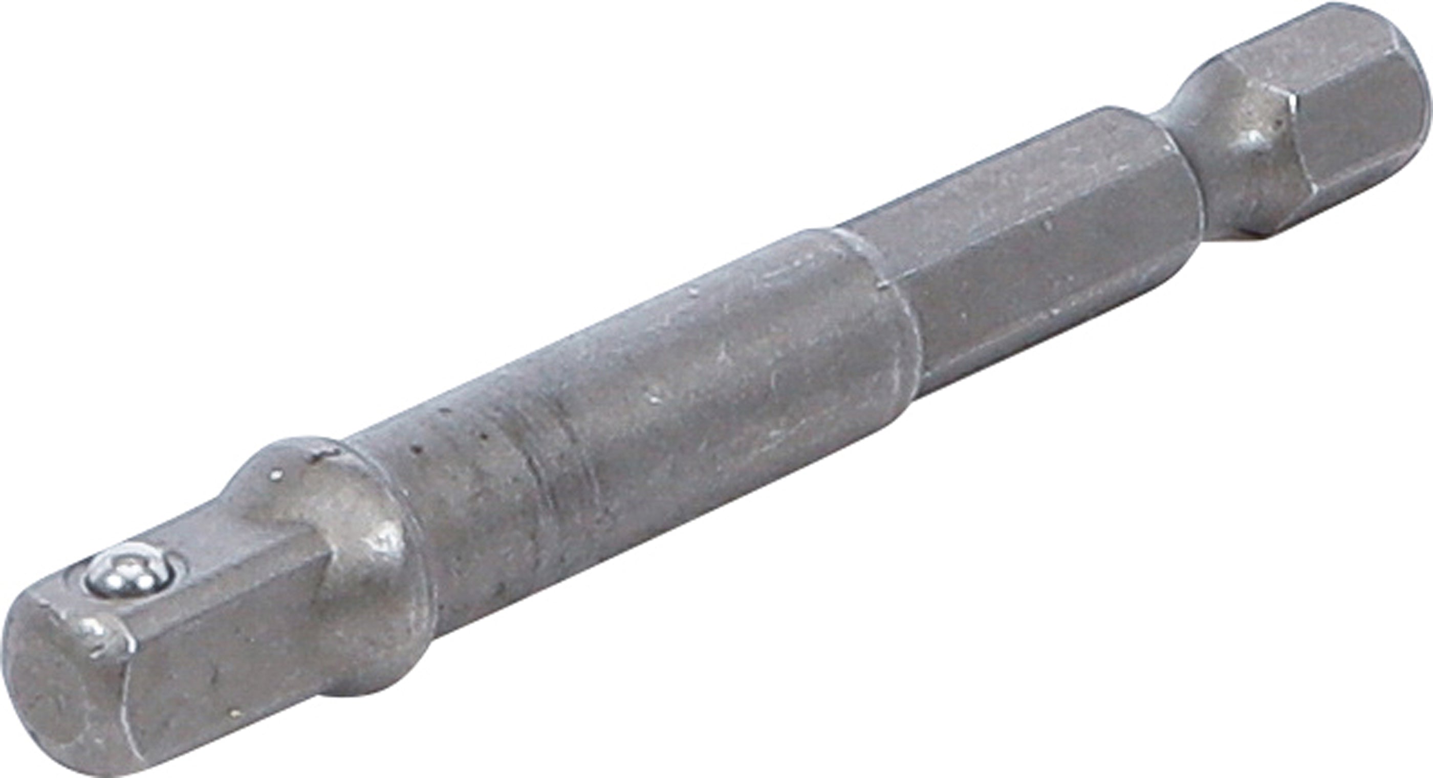 Adapter för borrmaskiner | Yttre sexkant 6,3 mm (1/4") / Yttre fyrkant 6,3 mm (1/4")