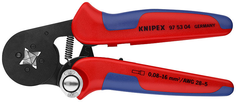 KNIPEX SjÀlvinstÀllande crimptÀnger för Àndhylsor med sidoinföring - SB-pack