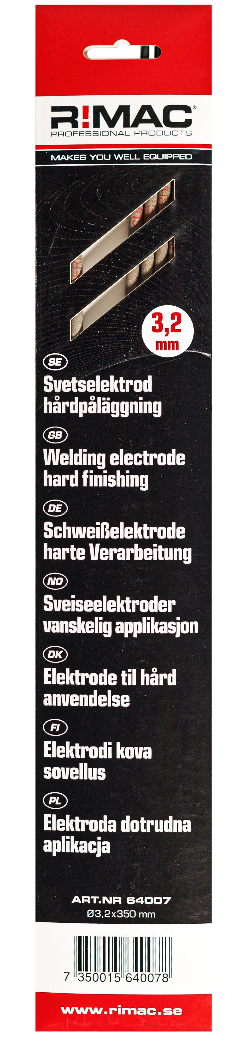 RIMAC SB-pac Svetselektrod Hårdpåläggning 3,2x6st