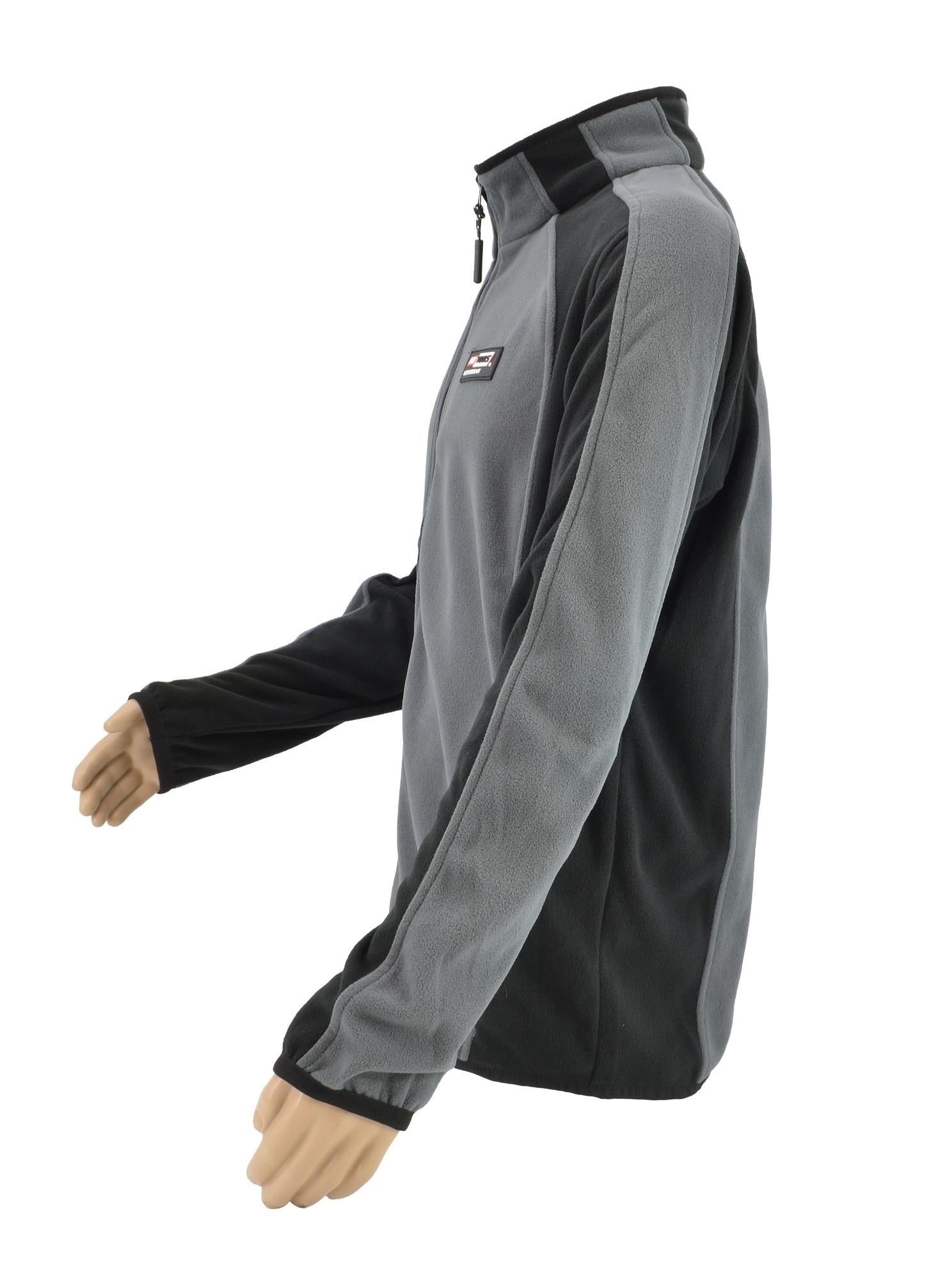 FLEECE SWEATSHIRT T1 / GRÅ-SVART